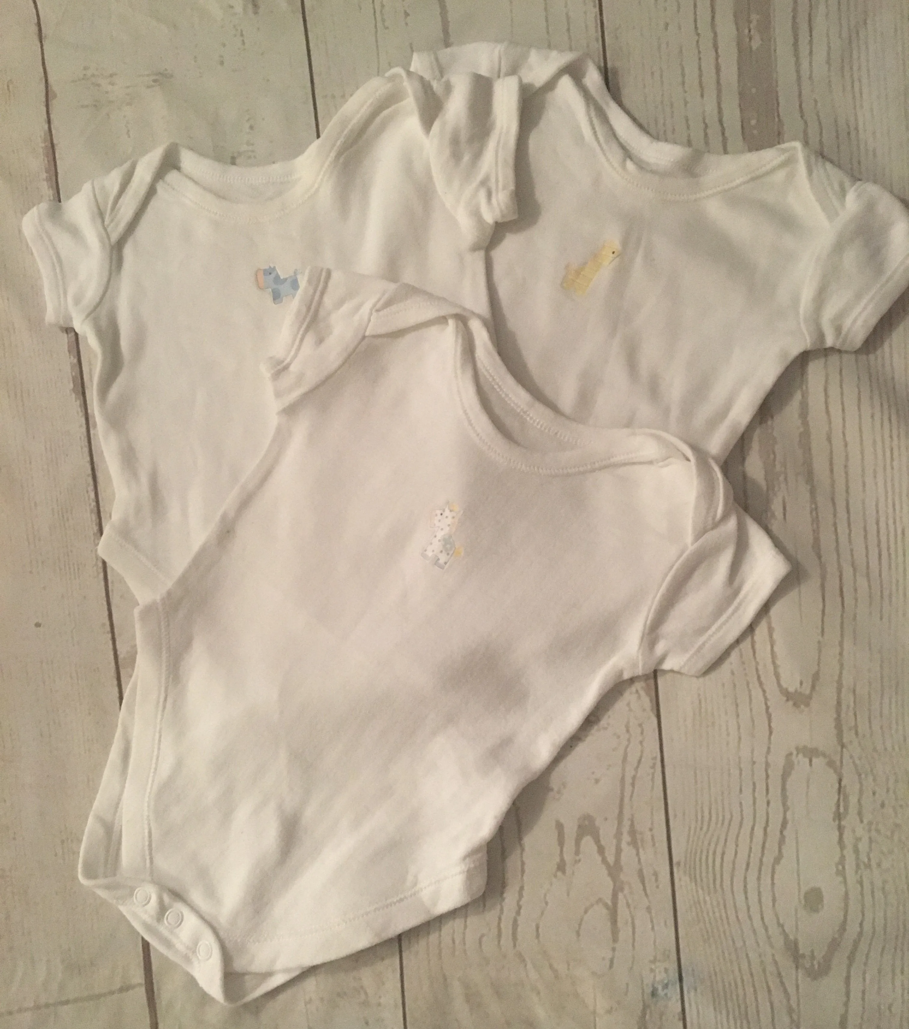 0-3 Months Bodysuits x 3