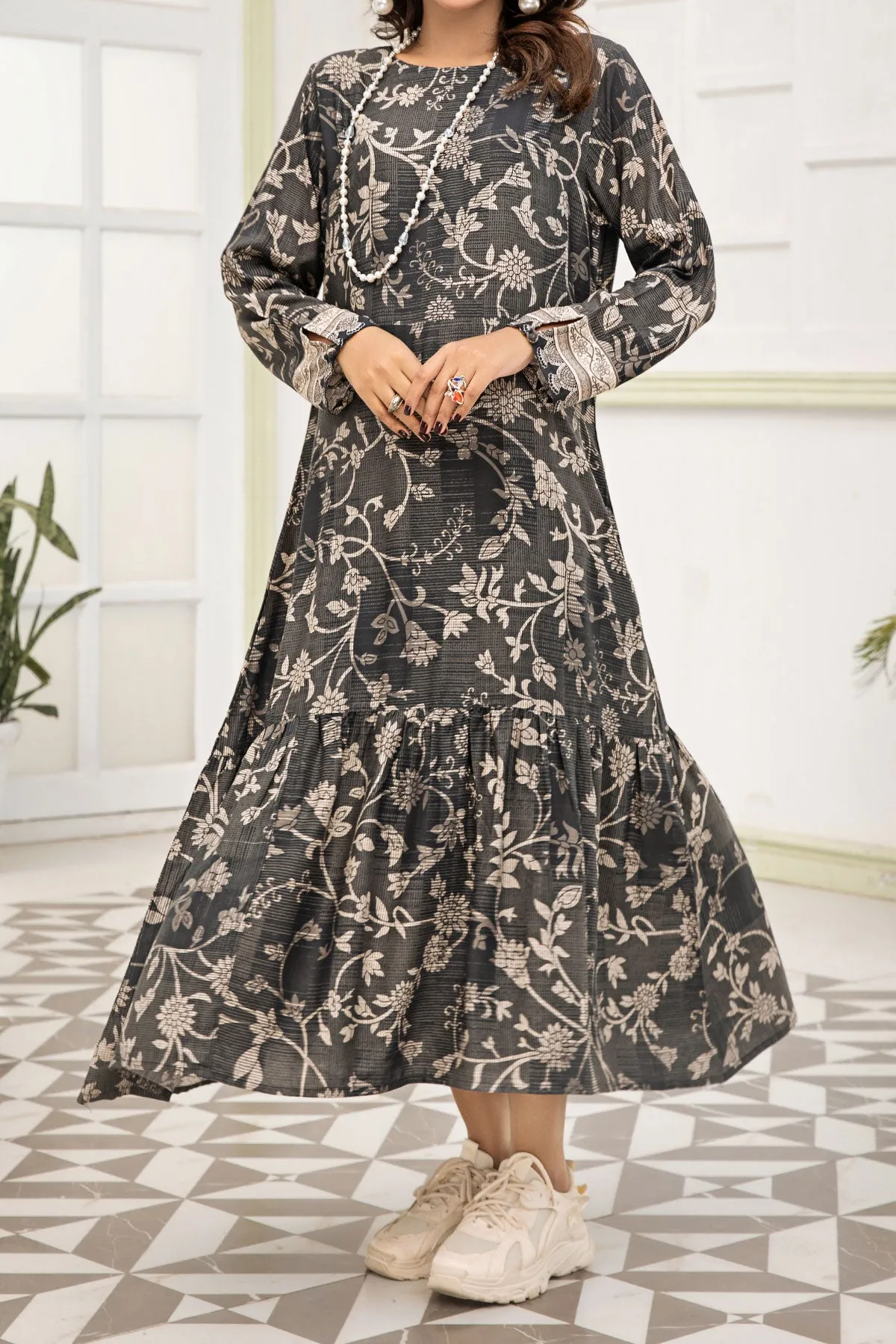 1PIECE DIGITAL PRINT LINEN KURTA  | DPLK-58