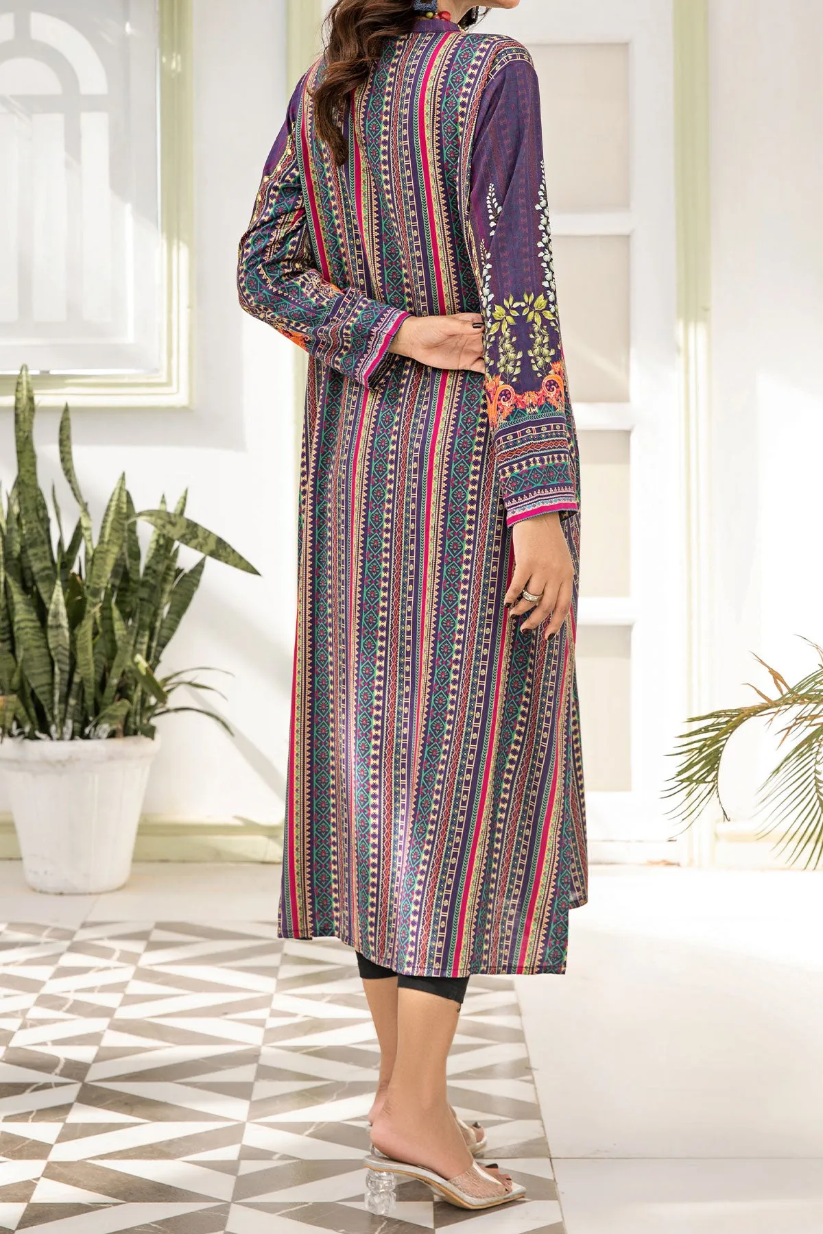 1PIECE DIGITAL PRINT LINEN KURTA  |  DPLK-69