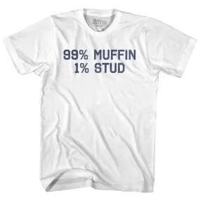 99% Muffin 1% Stud Youth Cotton T-shirt