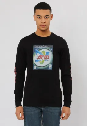 ACID TRIP LS T-SHIRT BLACK