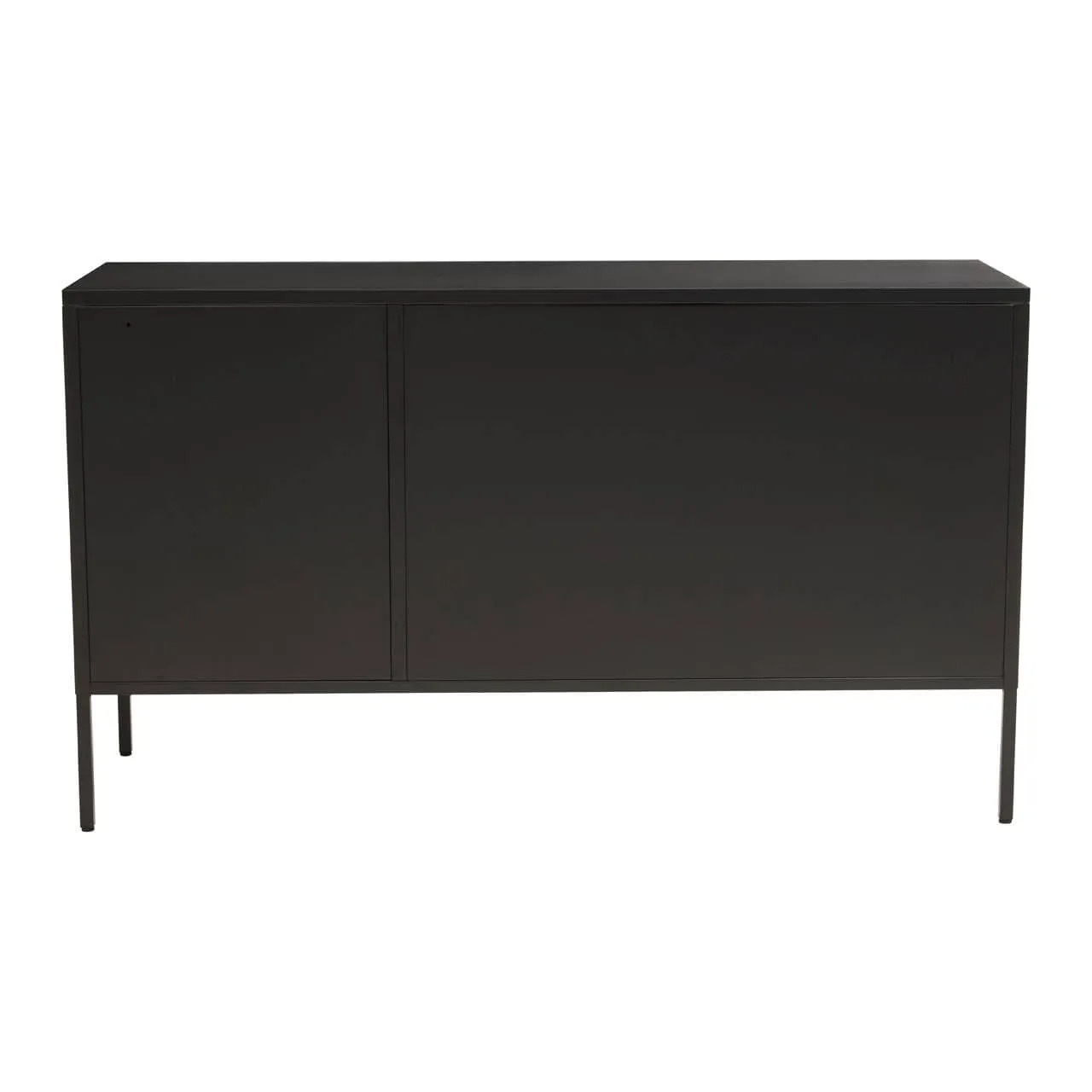 Acier Three Door Black Sideboard