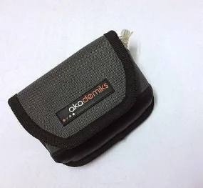 Akademiks Nylon/Polyester Mini Pouch Grey One Size