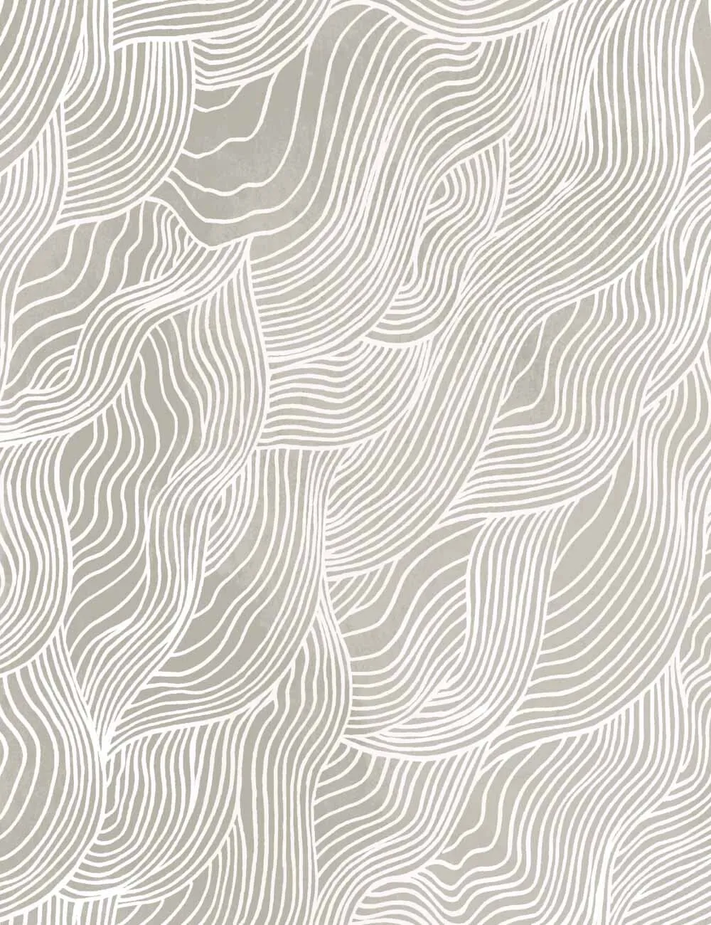 Alina Wallpaper, Gray Swatch