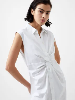 Aofie Linen Sleeveless Shirt Dress