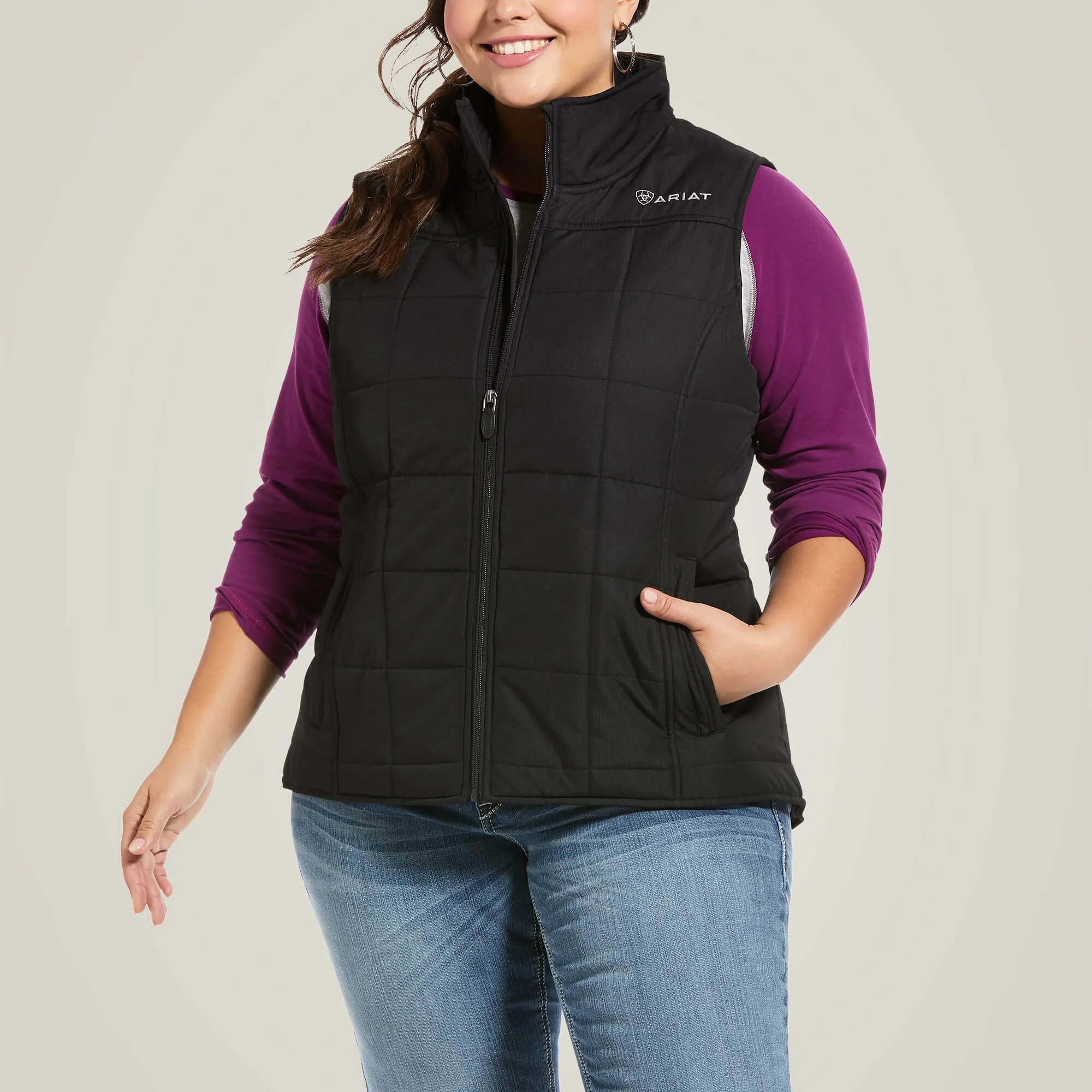 Ariat Women's Black Crius Insulated Vest