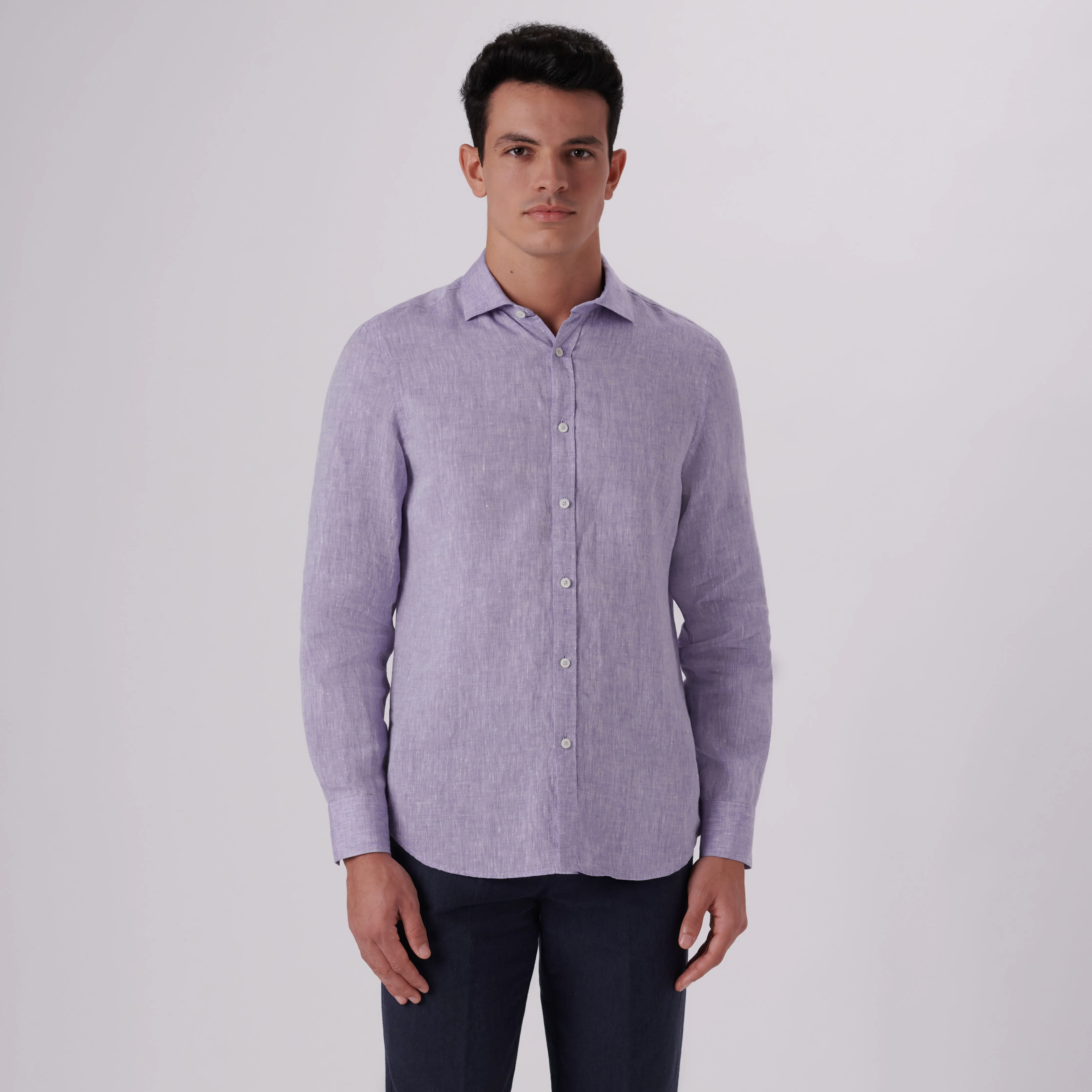 AXEL Solid Linen Shirt