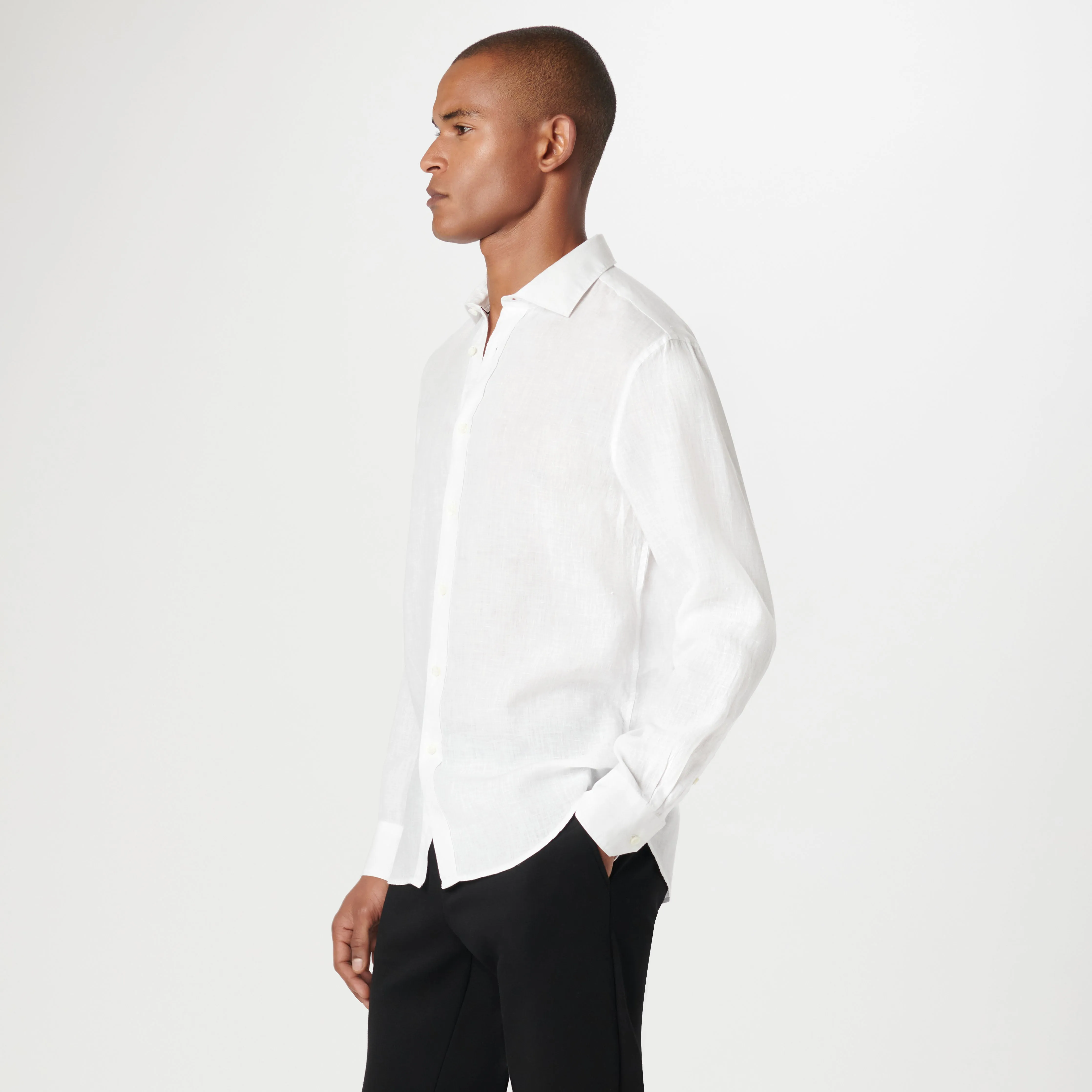 AXEL Solid Linen Shirt