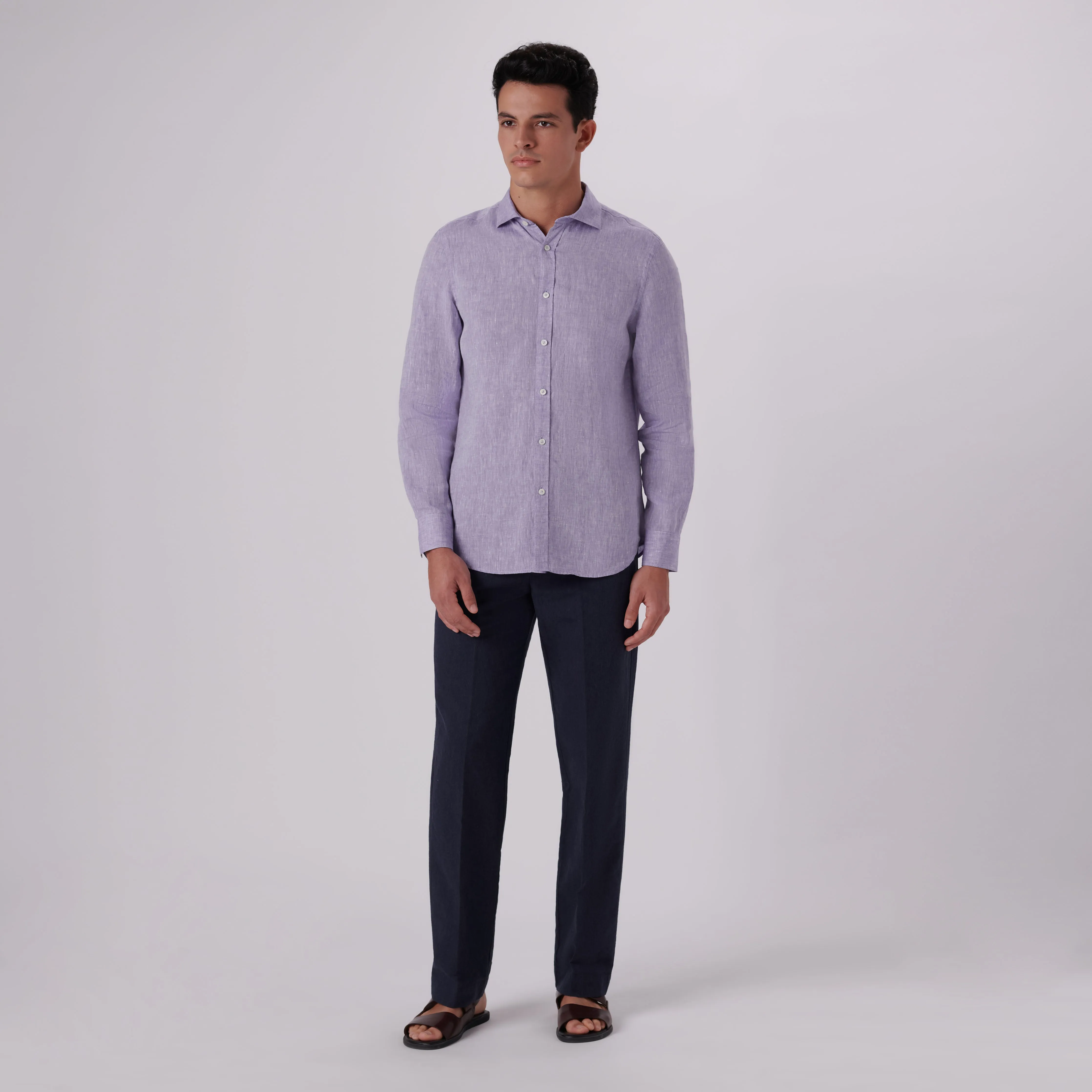 AXEL Solid Linen Shirt