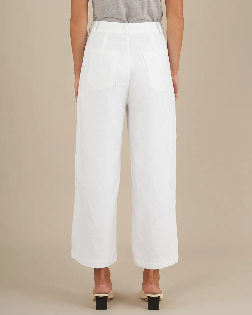 Barossa Linen Pant (White)