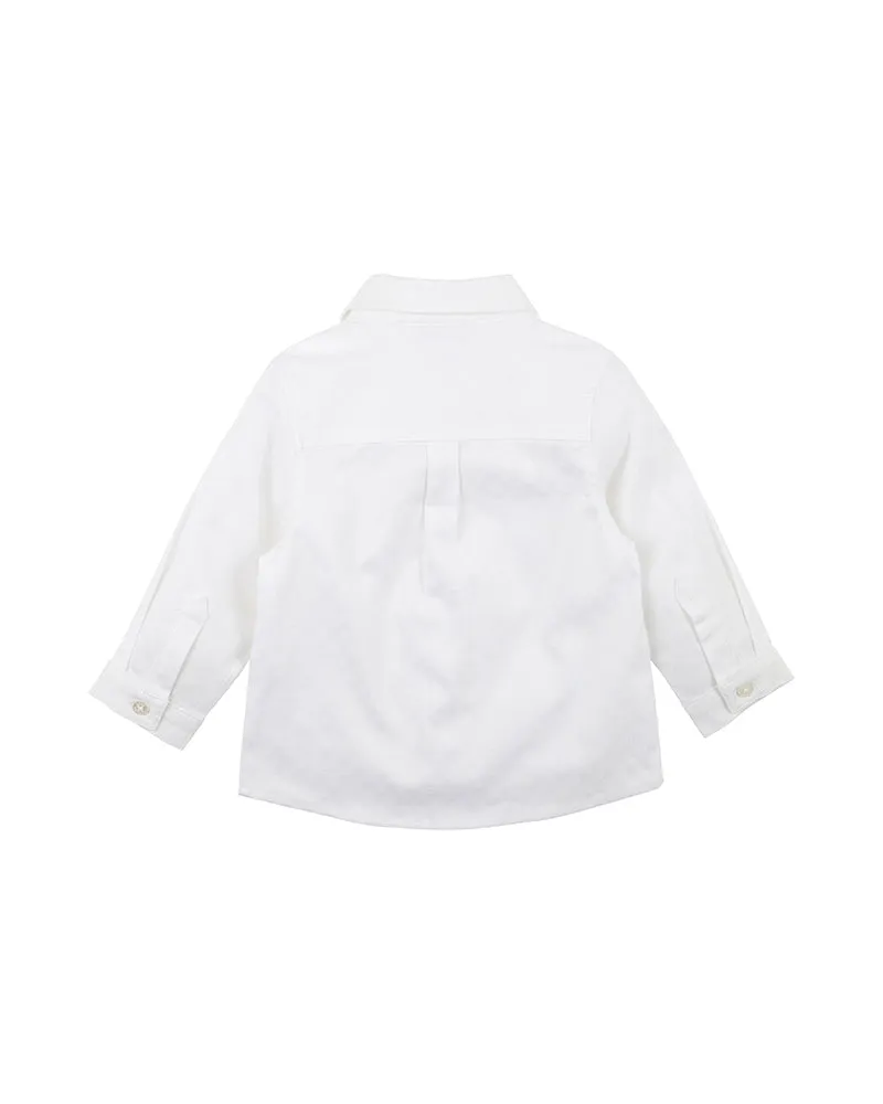 Bebe Albert LS Shirt - Cloud (Size 00-7)