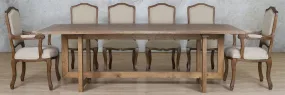 Bolton Wood Top & Duke 10 Seater Dining Set