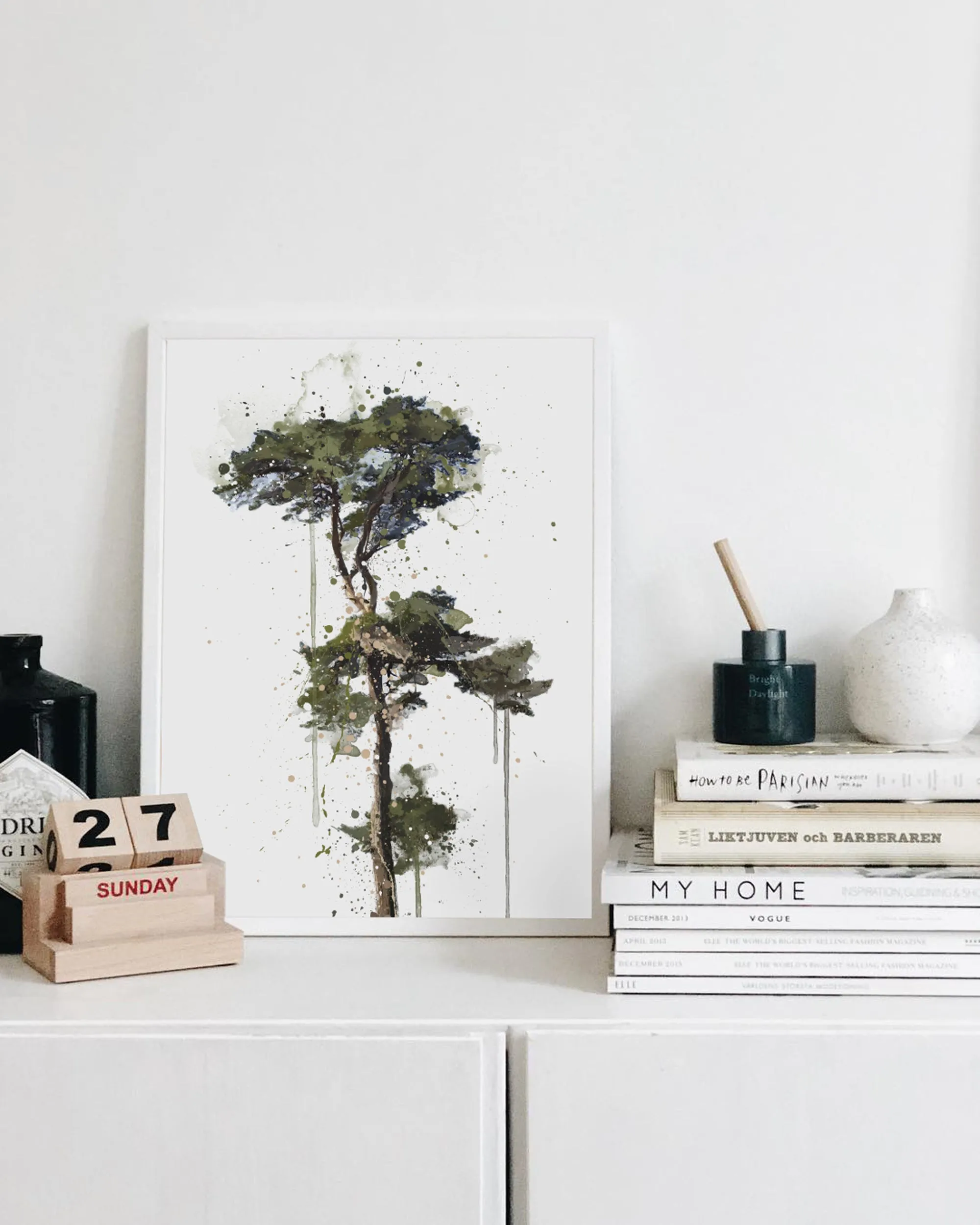 Botanical Wall Art Print 'Scots Pine' - Plant Prints, Botanical Art Prints and Botanical Illustrations