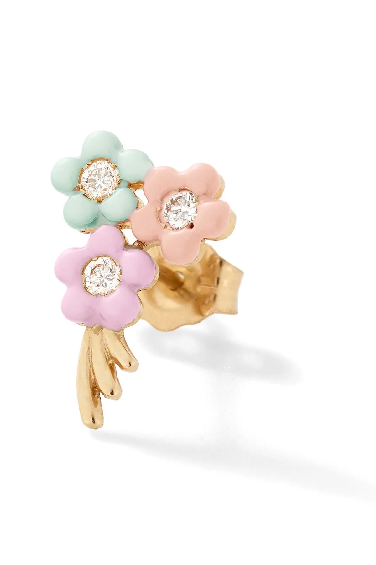 Bouquet of Flowers Stud