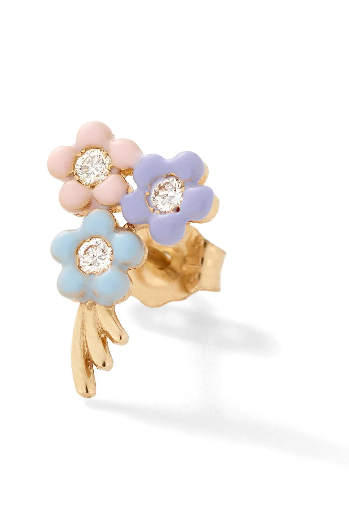 Bouquet of Flowers Stud