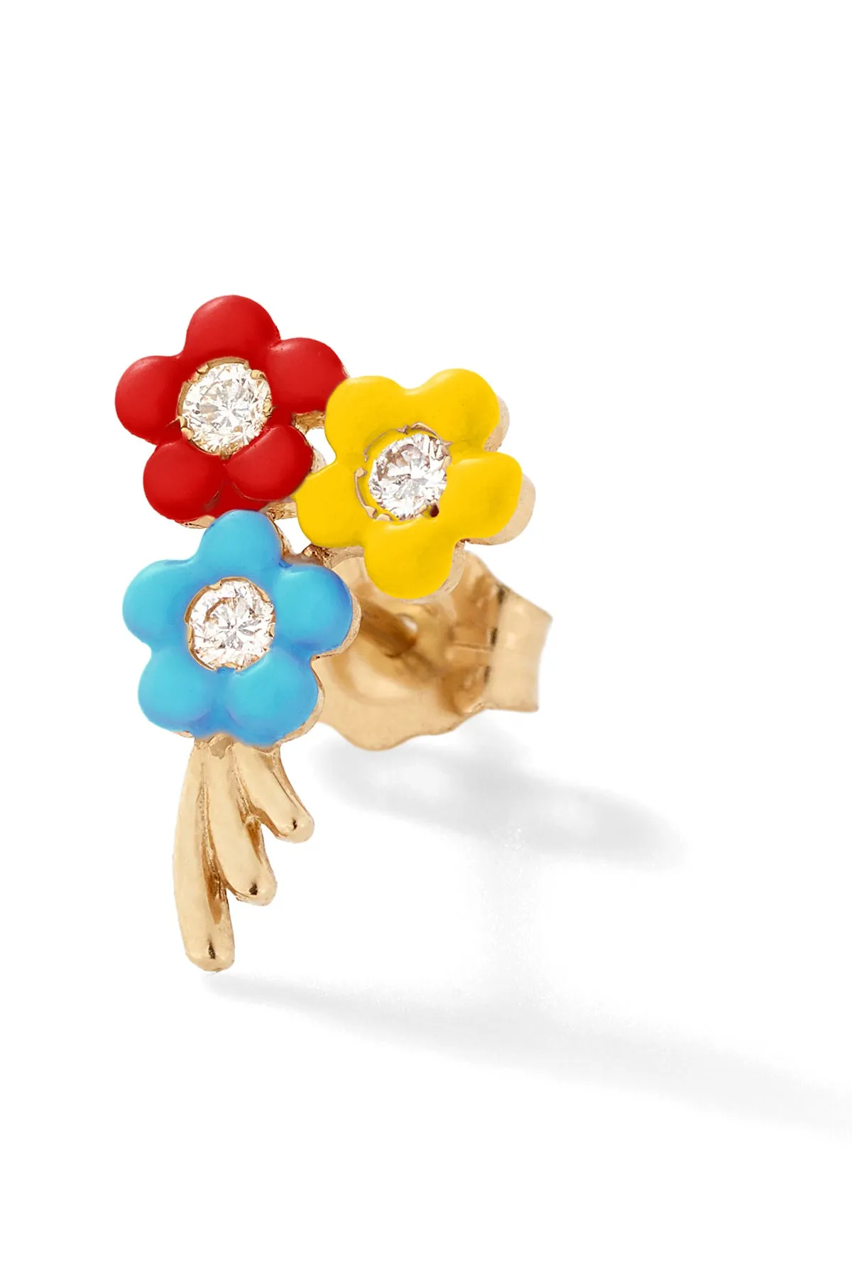 Bouquet of Flowers Stud