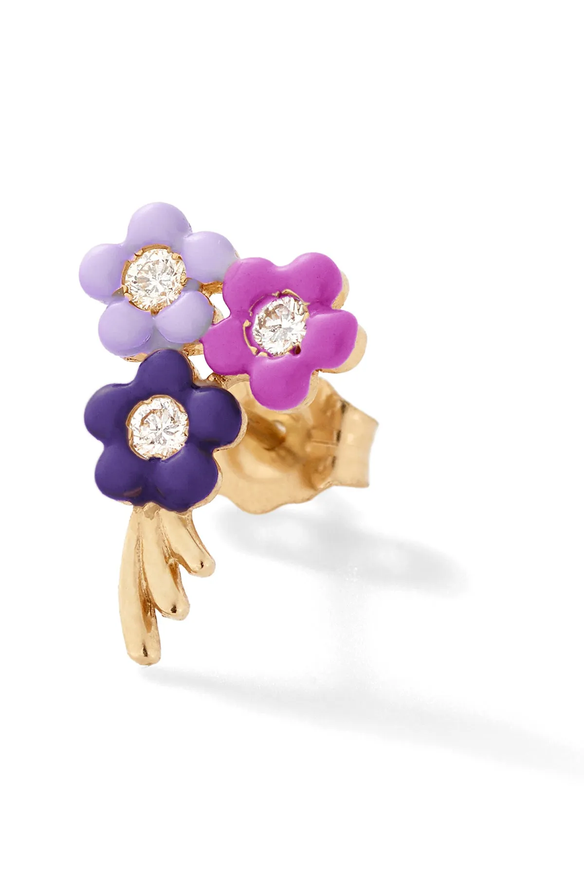 Bouquet of Flowers Stud