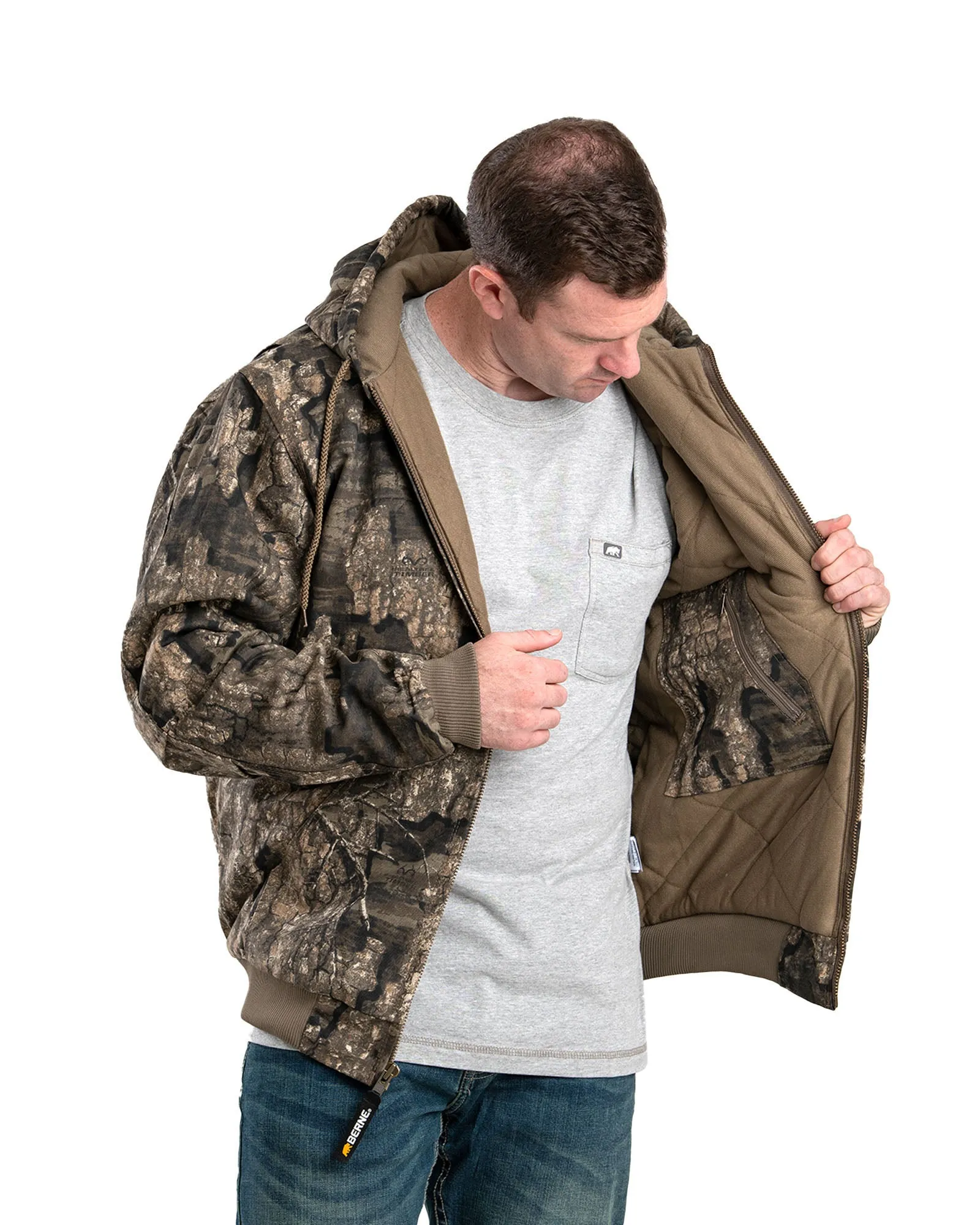 Camo Heritage Duck Hooded Active Jacket