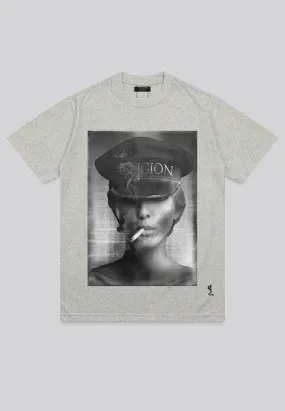 CAPTAIN T-SHIRT GREY MARL