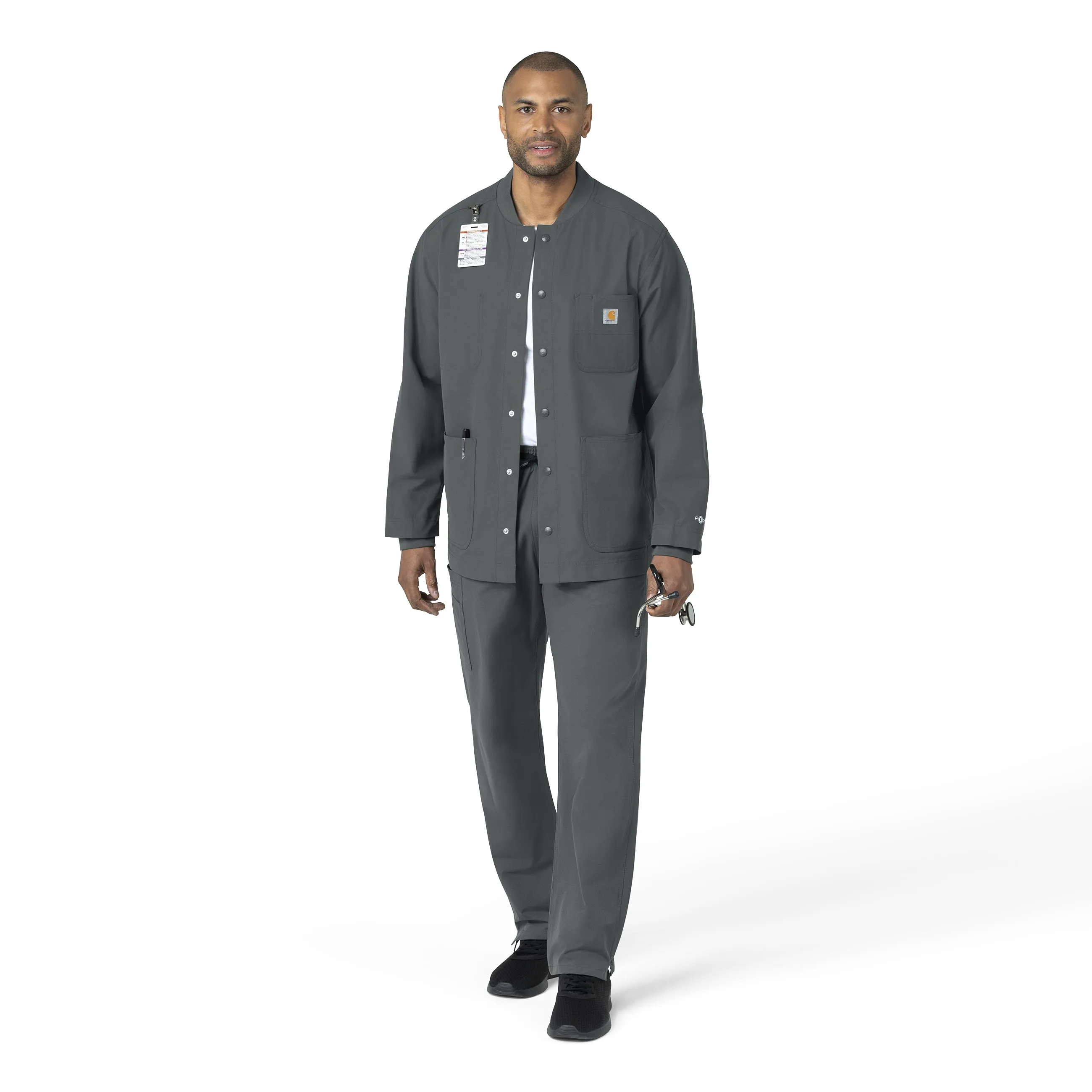 Carhartt Force Essentials Unisex Chore Coat - Pewter