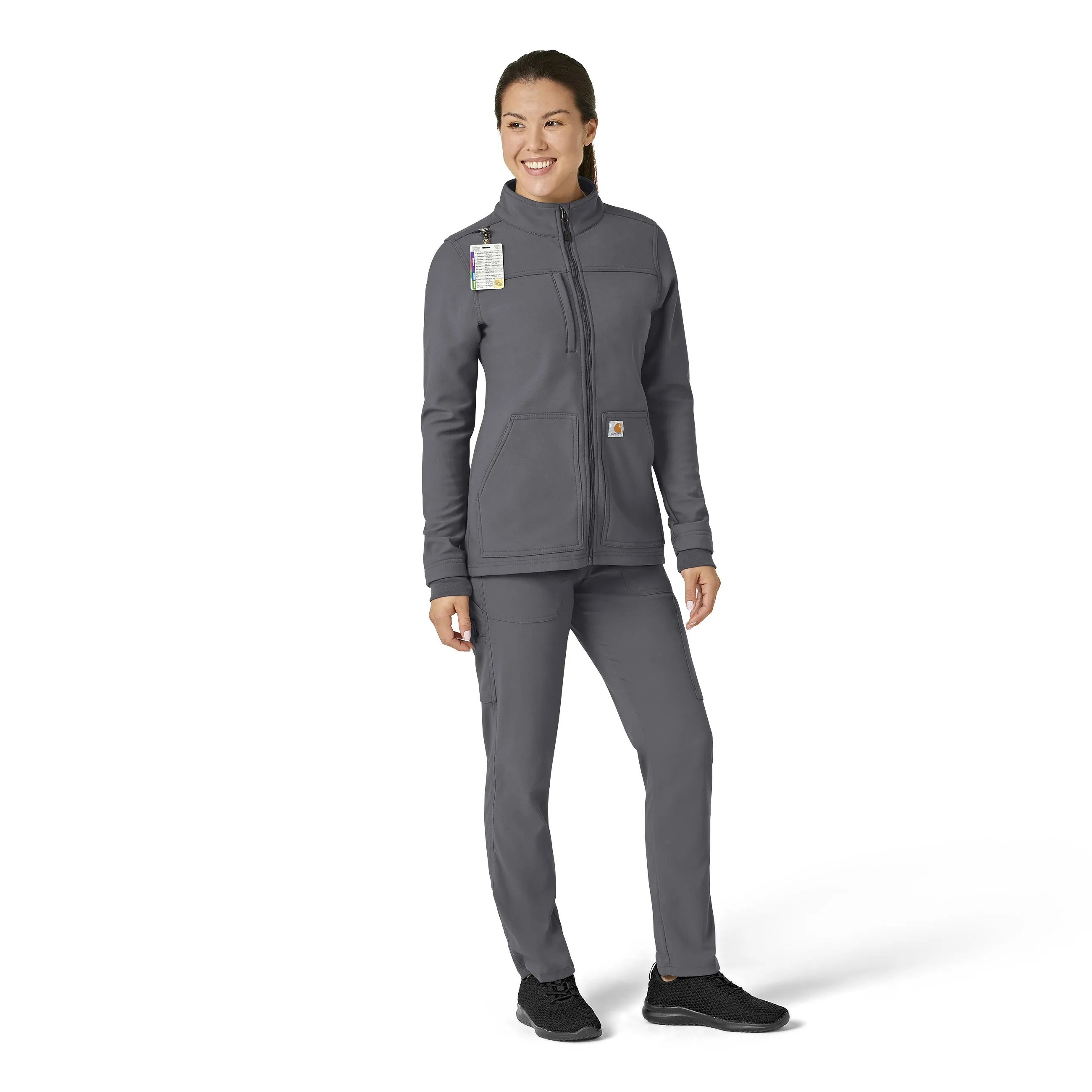 Carhartt Rugged Flex Women's Bonded Fleece Jacket - Pewter