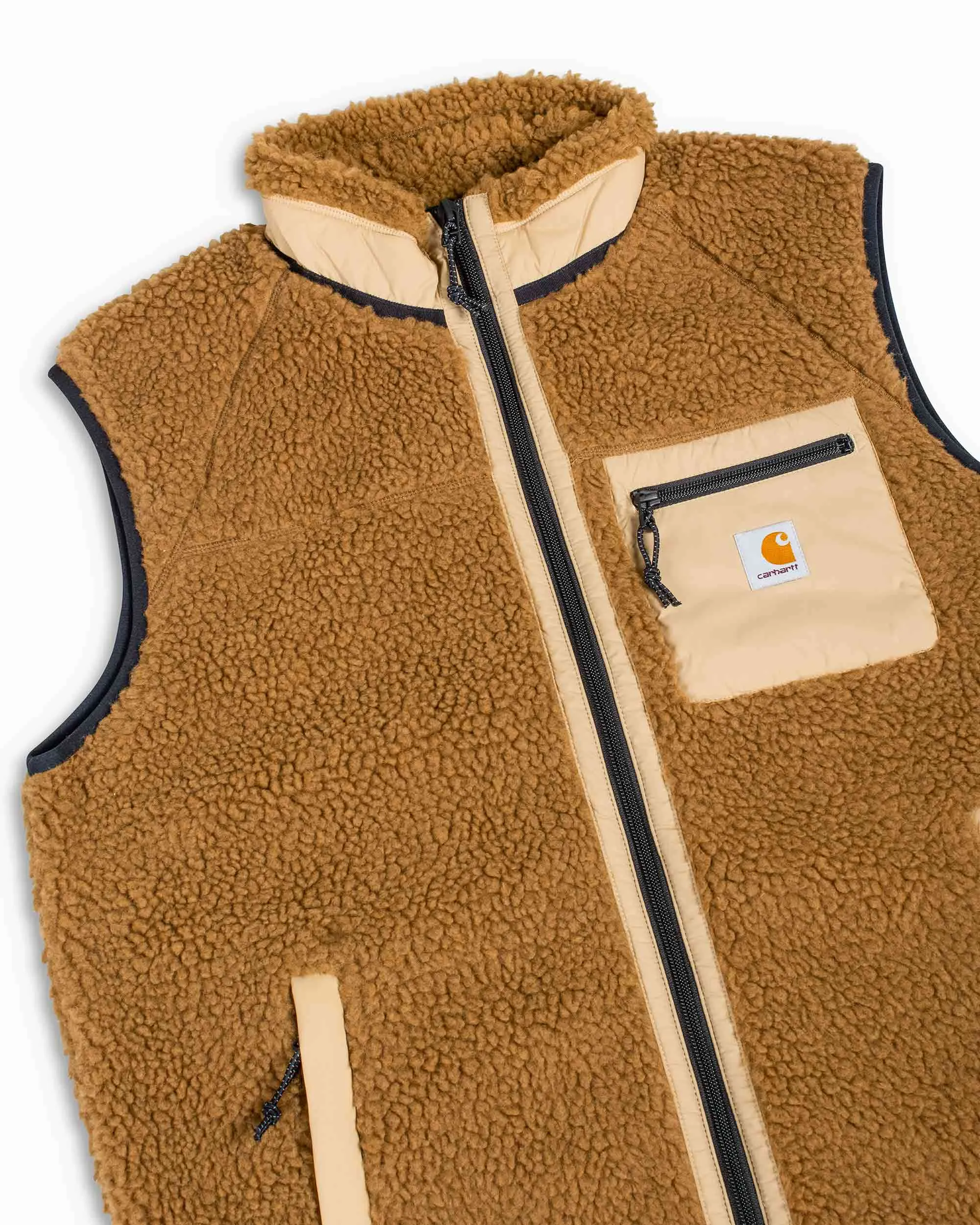 Carhartt W.I.P. Hamilton Brown/Dusty Brown Prentis Vest Liner with Optimal Modifiers