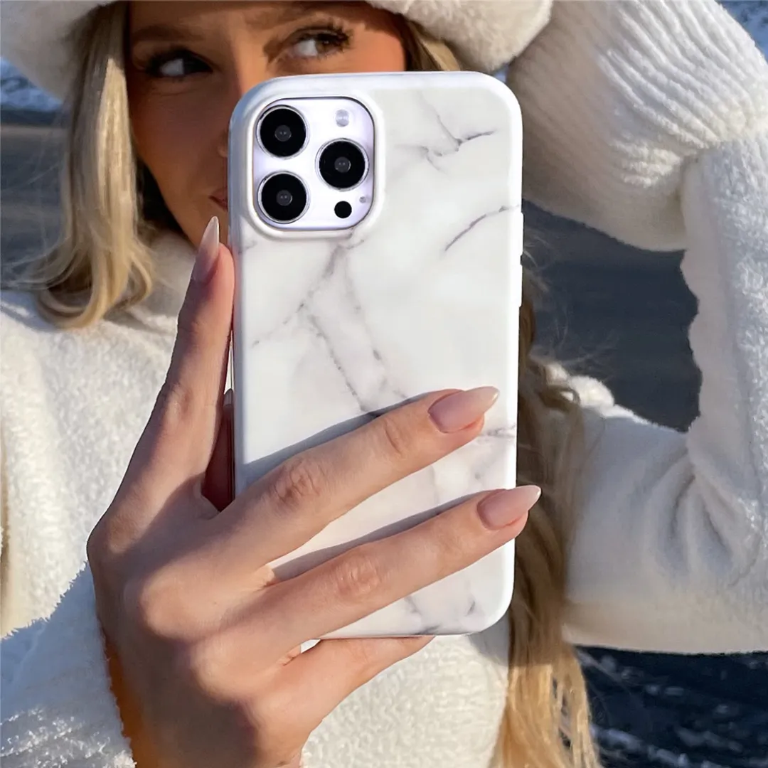 Carrara Marble iPhone Case