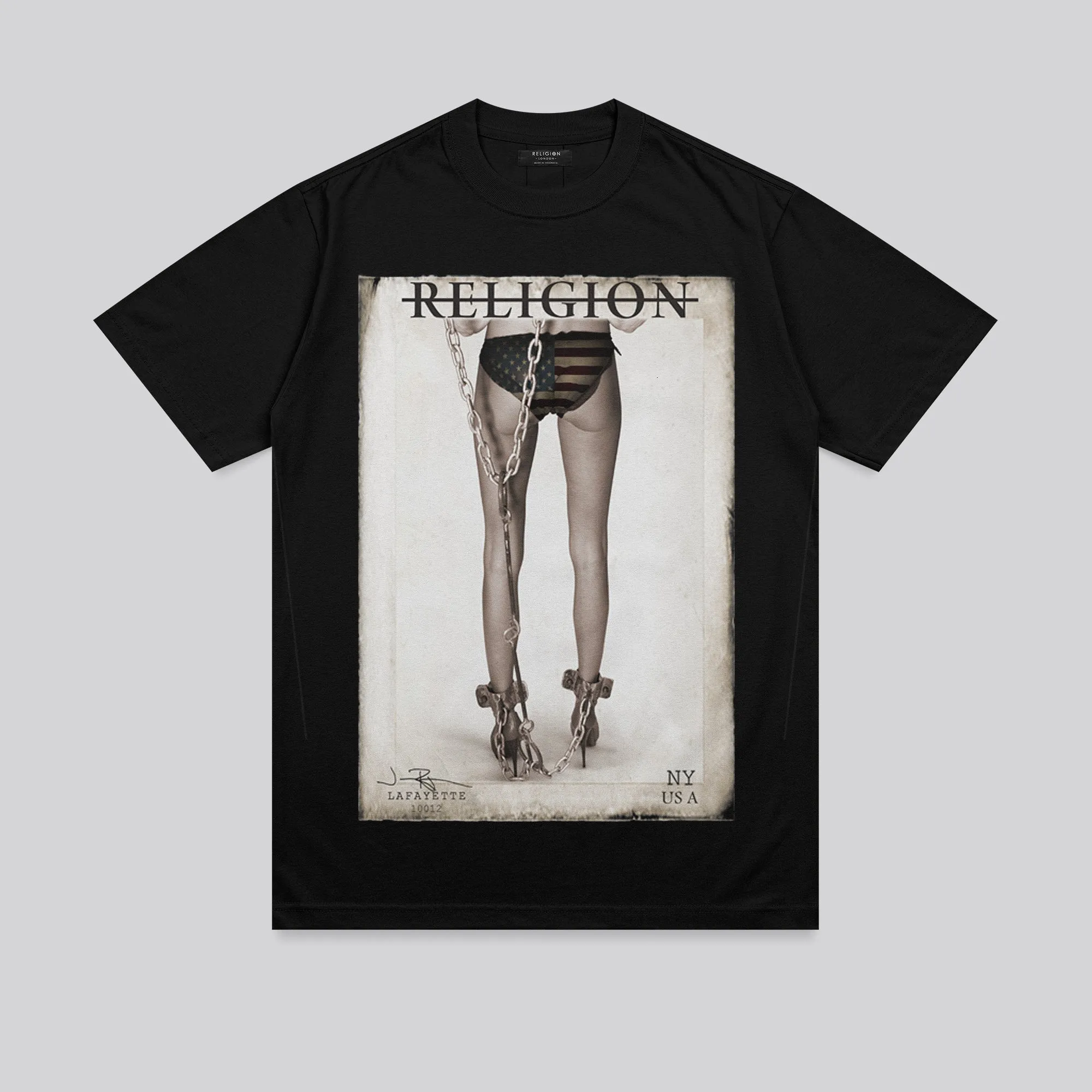 CHAIN GANG T-SHIRT BLACK