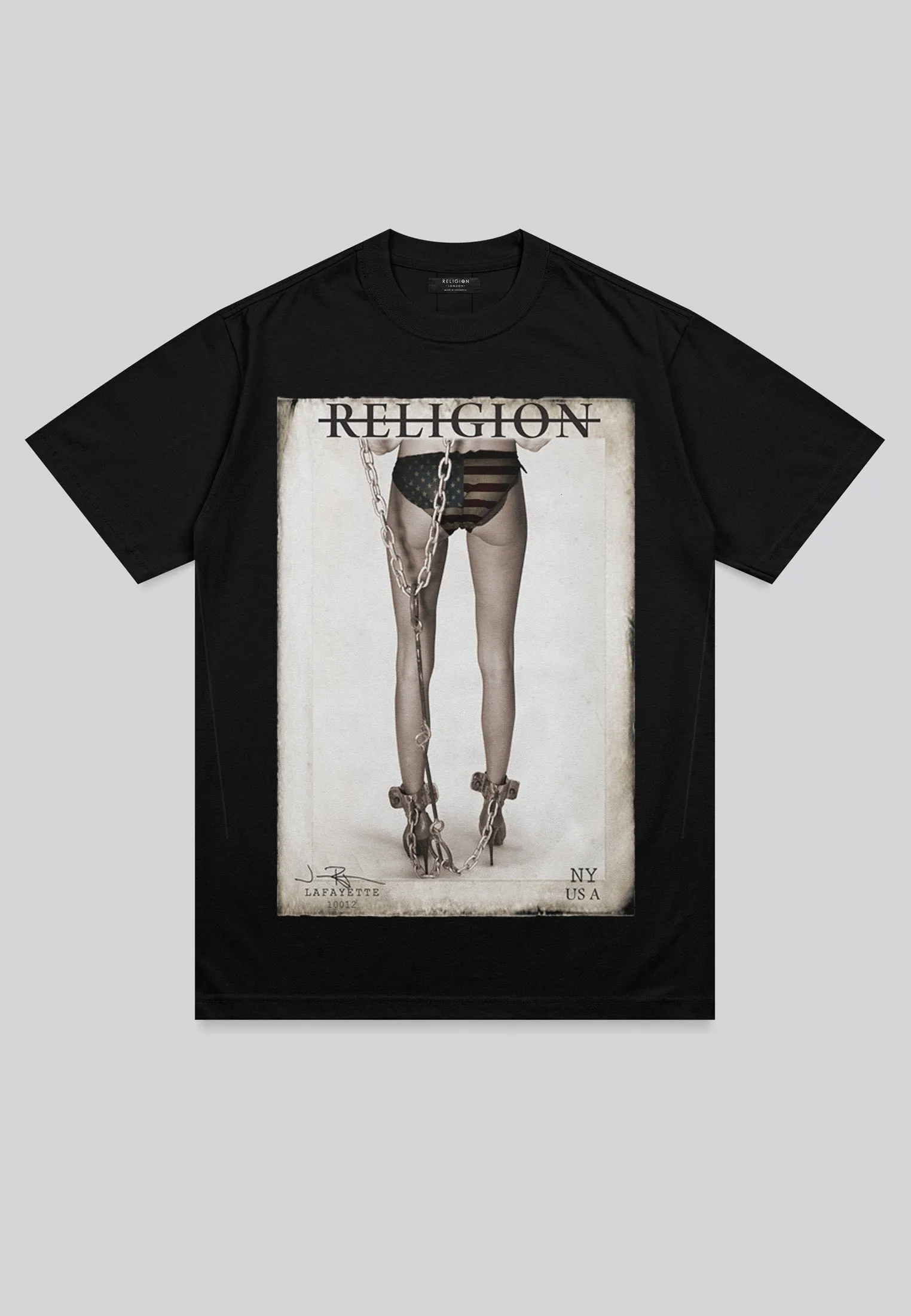 CHAIN GANG T-SHIRT BLACK