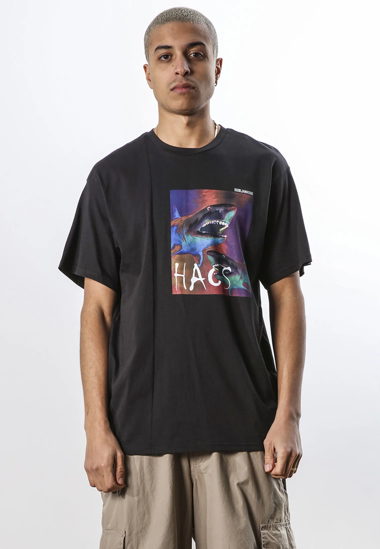 CHAOS SHARK T-SHIRT BLACK