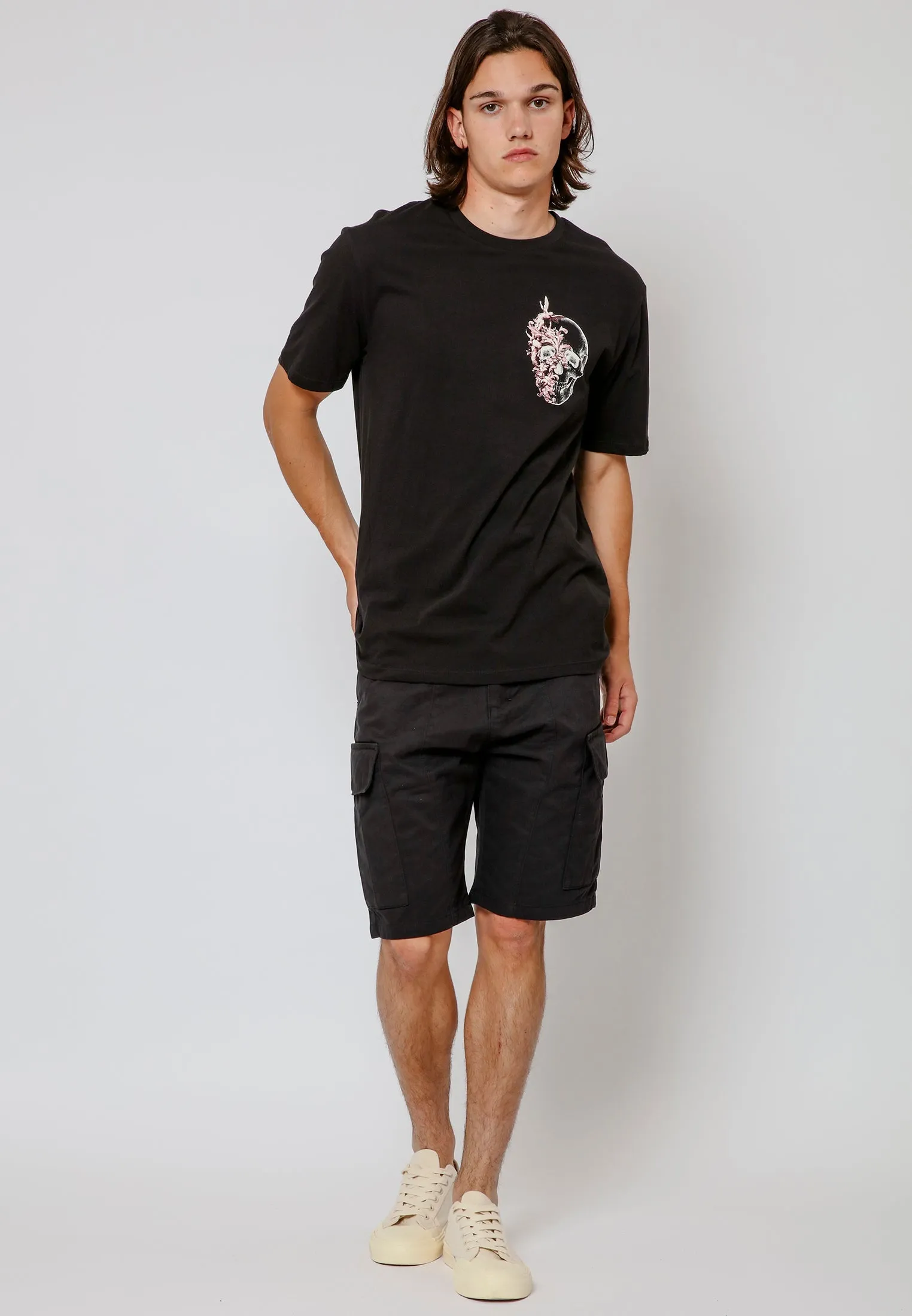 CHERUBS SKULL T-SHIRT BLACK