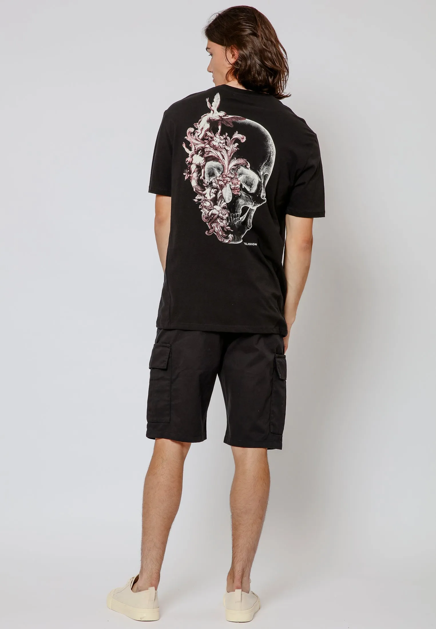 CHERUBS SKULL T-SHIRT BLACK