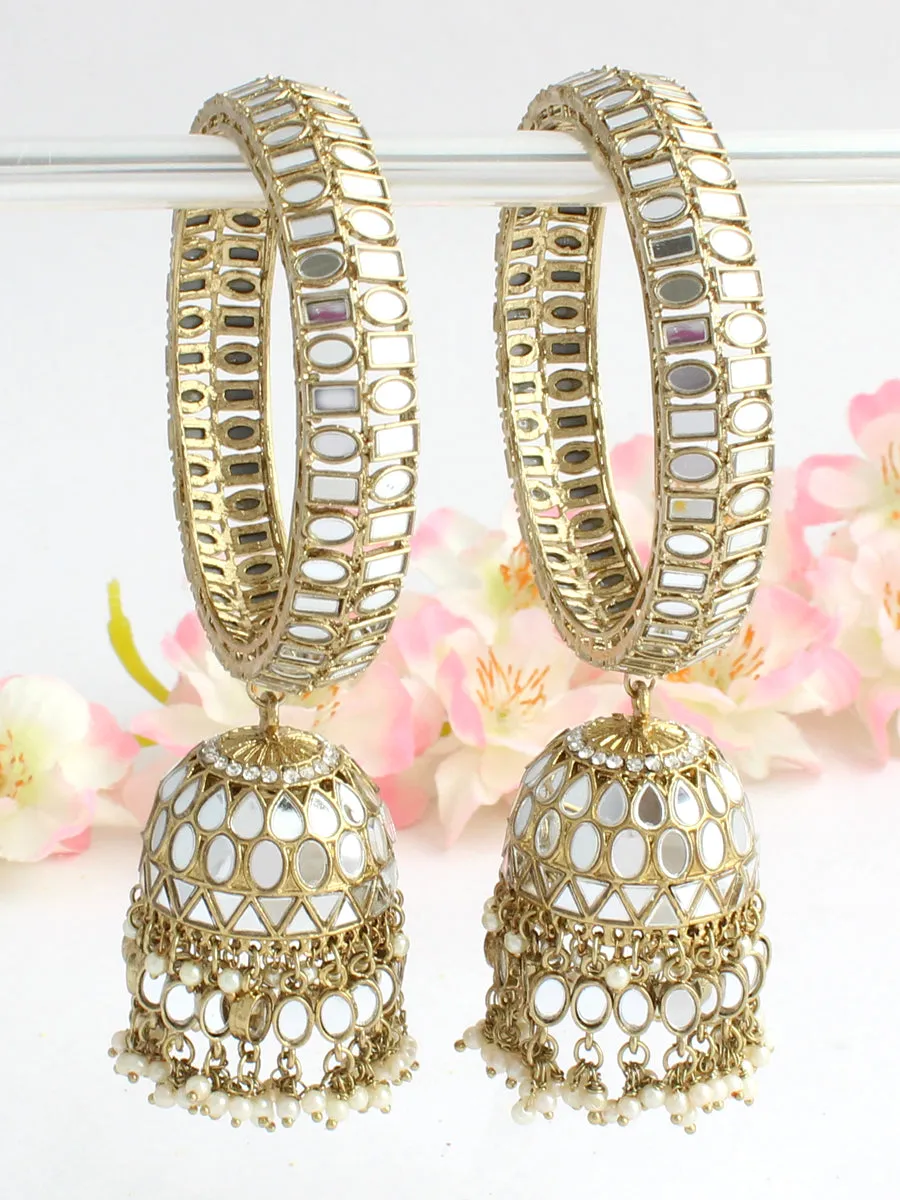 Chetna Mirror Jhumki Bangle Set