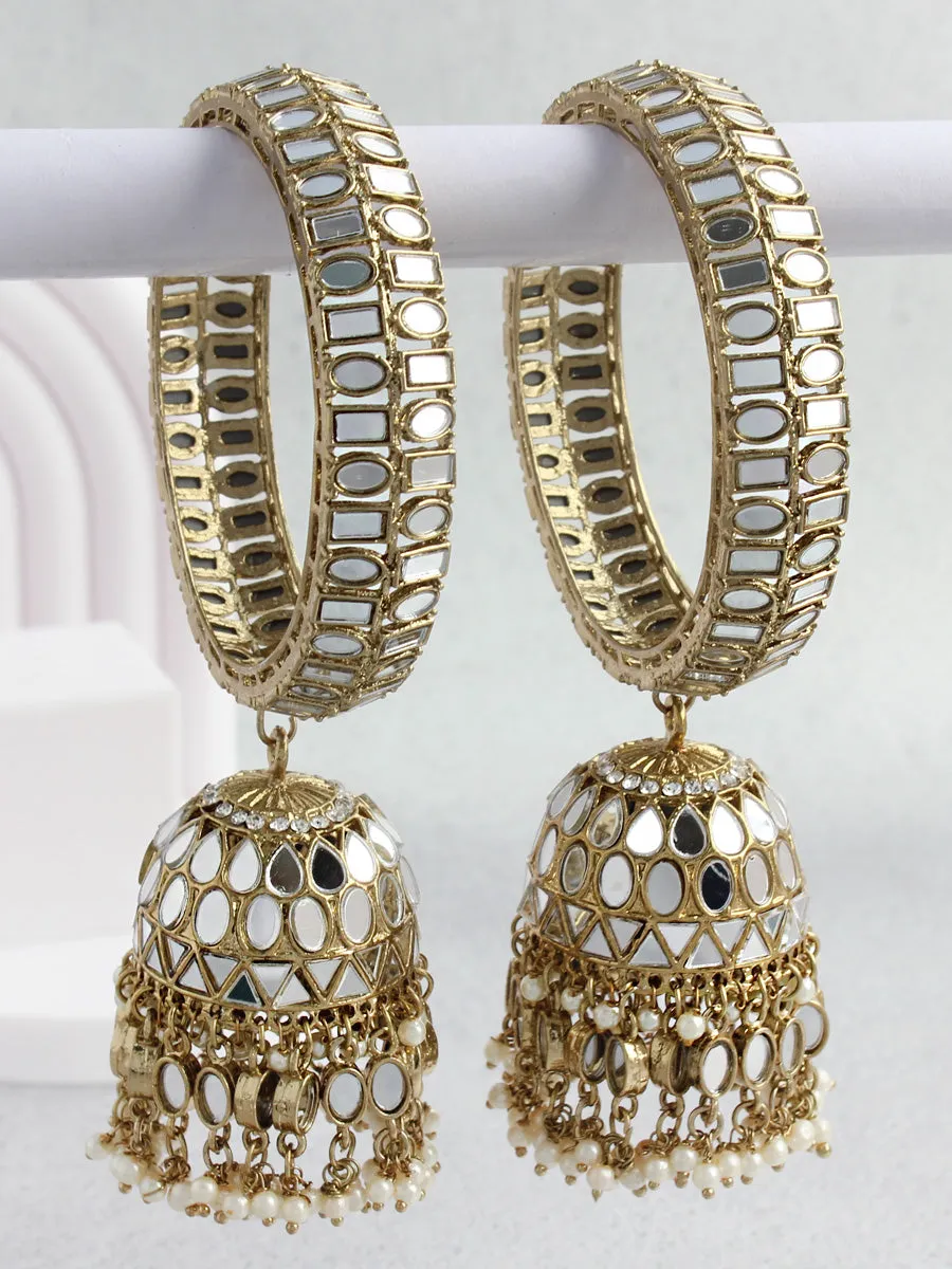 Chetna Mirror Jhumki Bangle Set