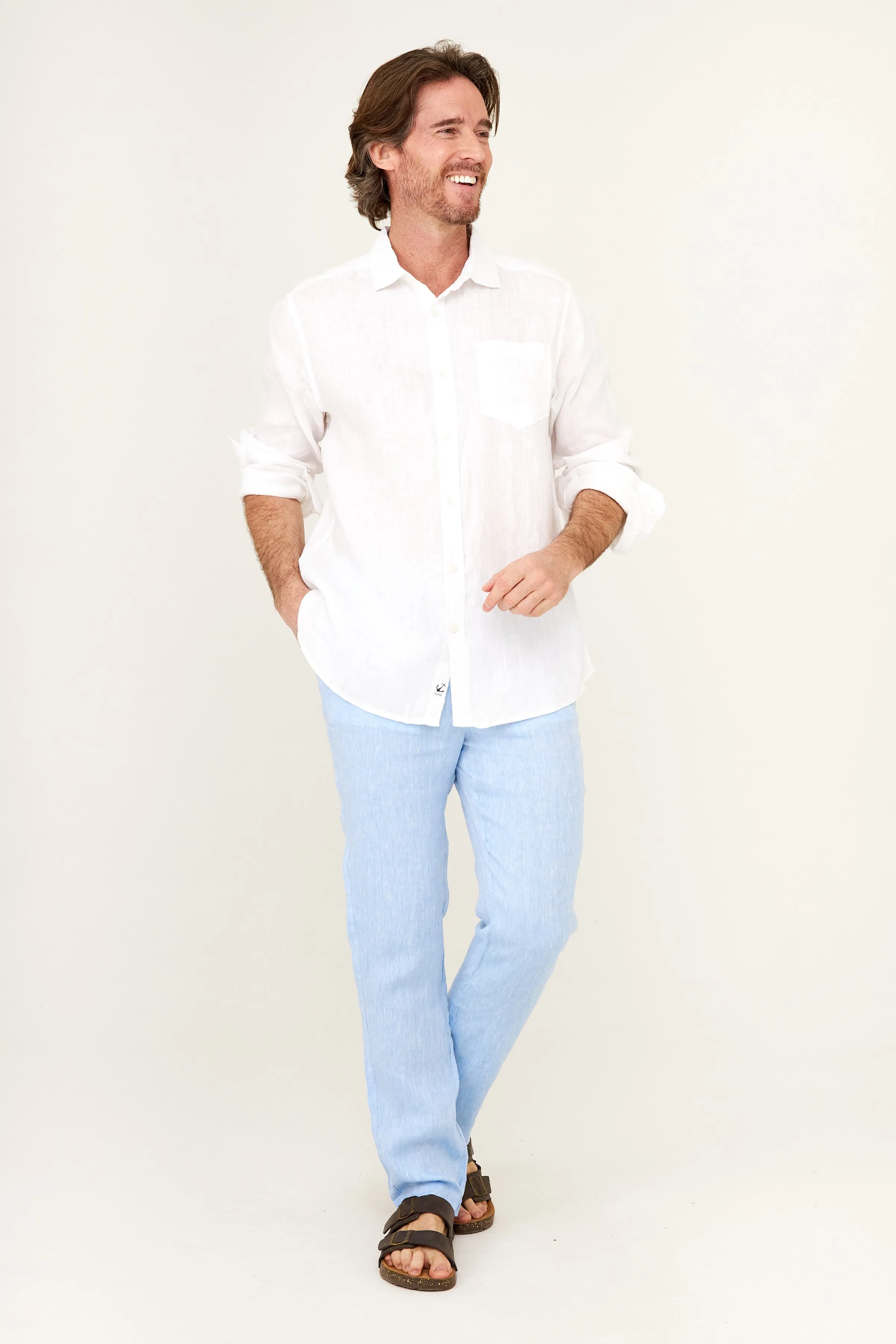 Classic Linen Shirt - White