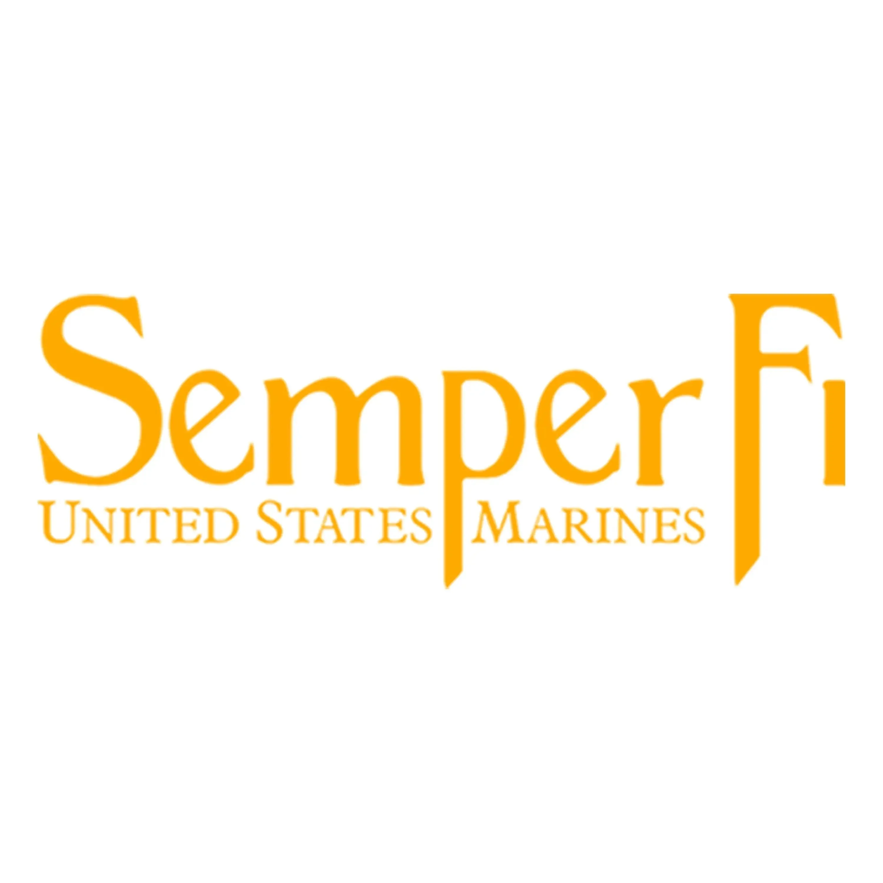 Closeout Gold Semper Fi Performance Tee