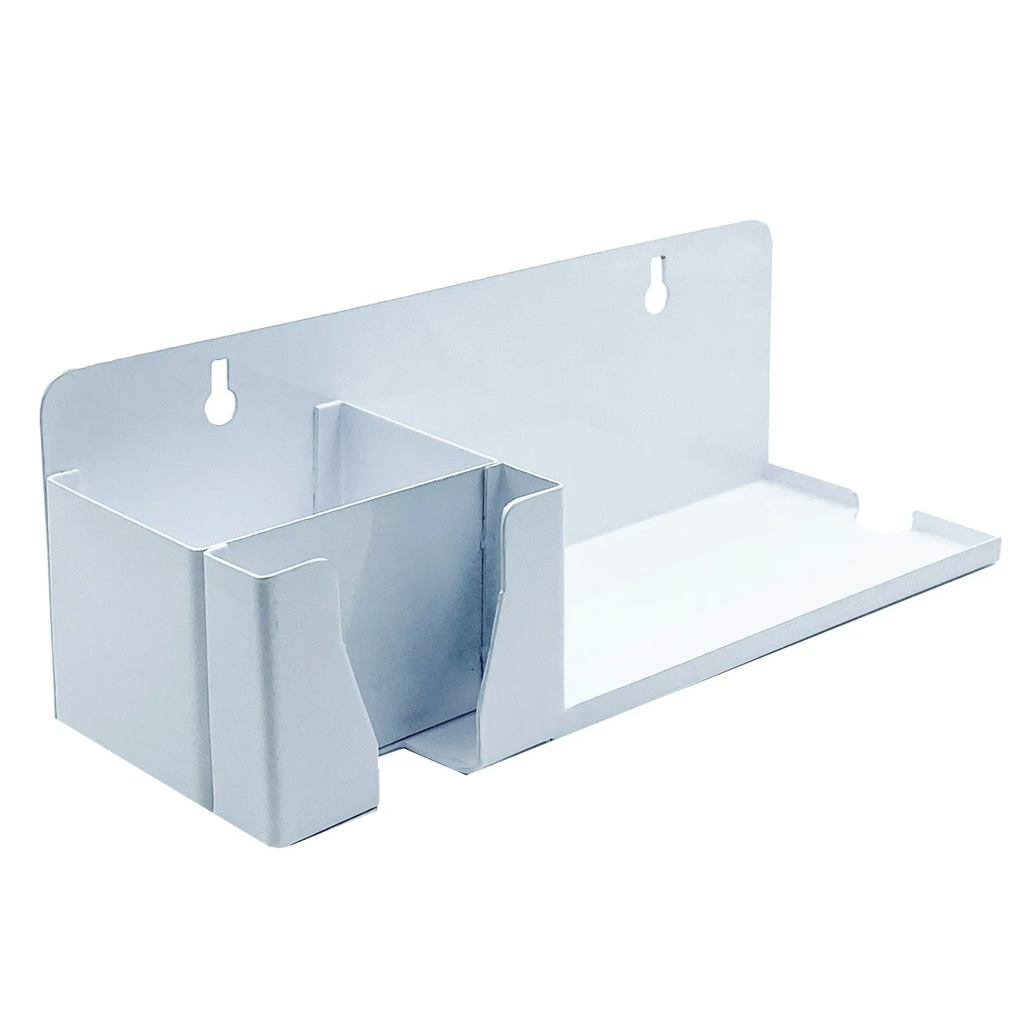 Crinds White Pure Metal Wall-Mounted Mobile Stand