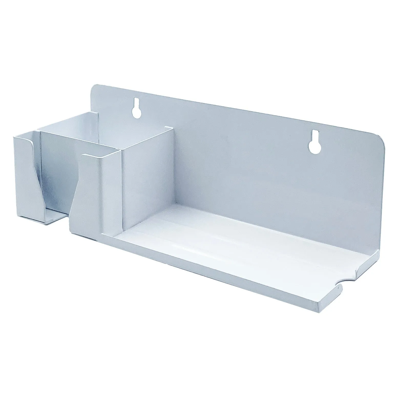 Crinds White Pure Metal Wall-Mounted Mobile Stand