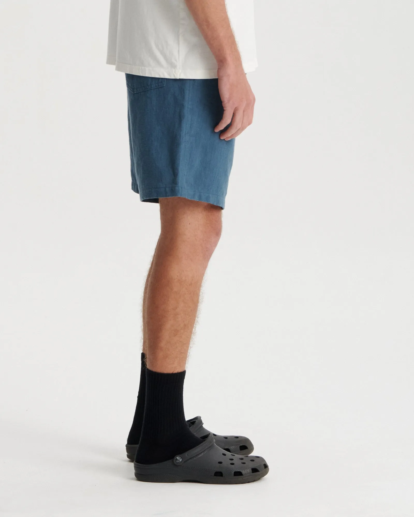 Cruiser Linen Short - Azure