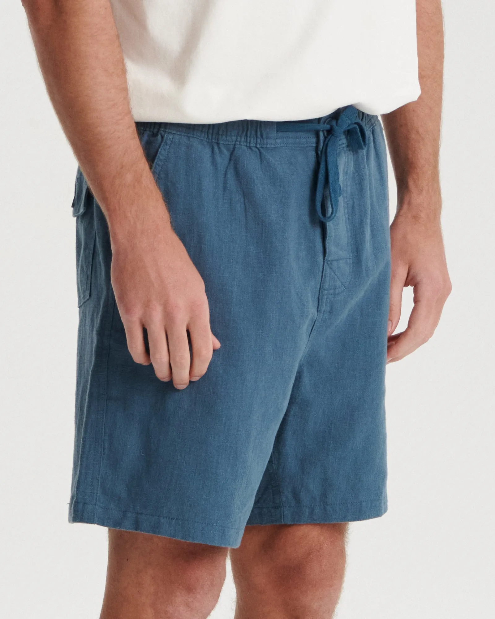 Cruiser Linen Short - Azure