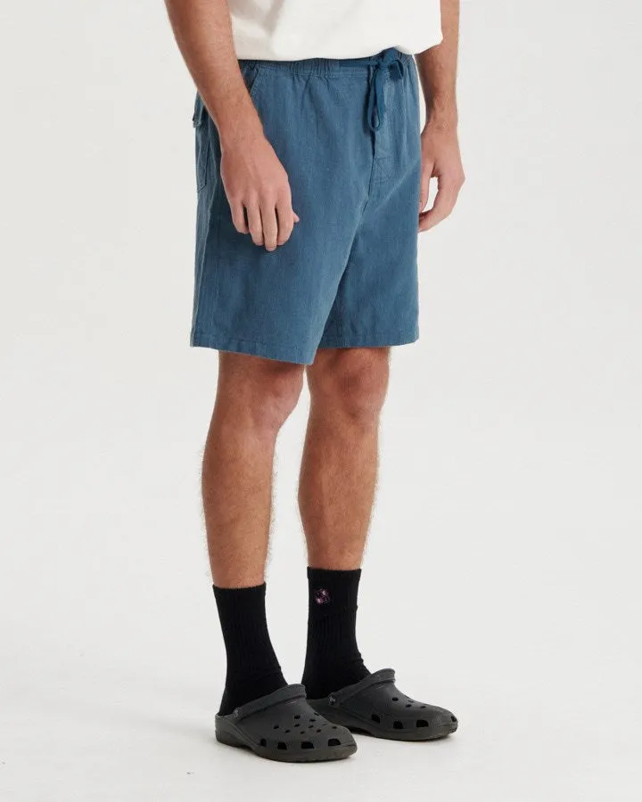 Cruiser Linen Short - Azure