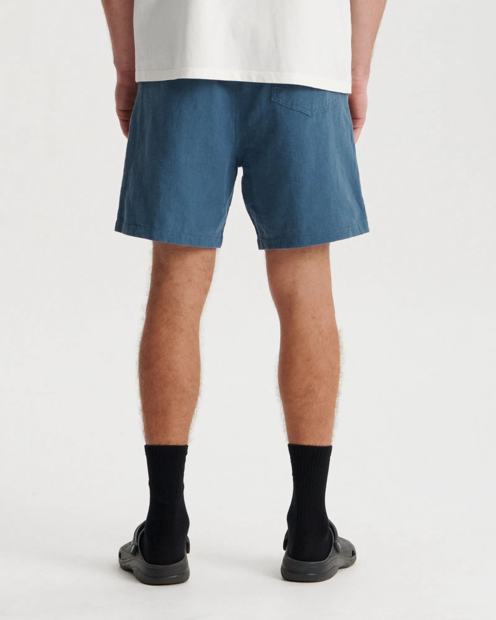 Cruiser Linen Short - Azure