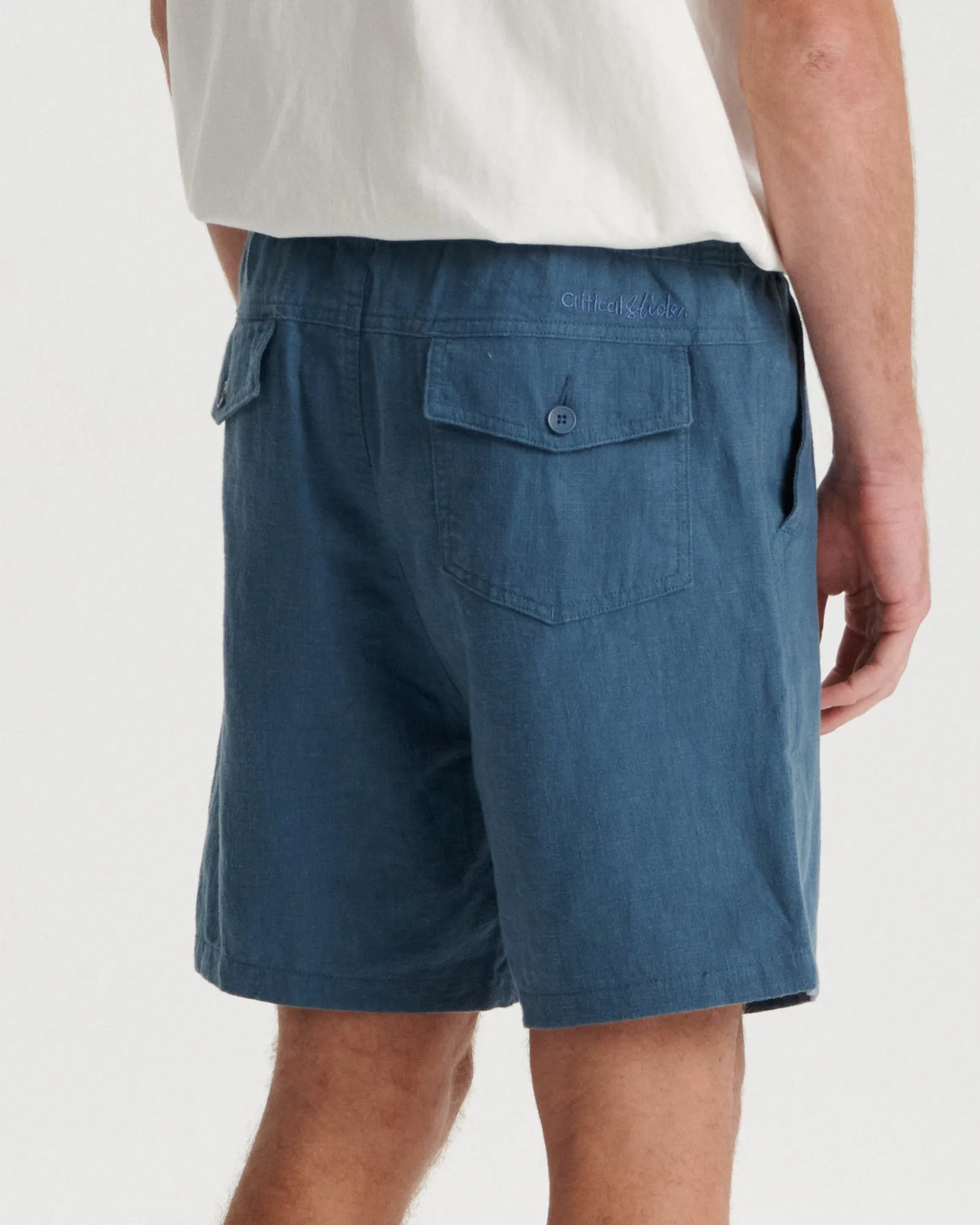 Cruiser Linen Short - Azure