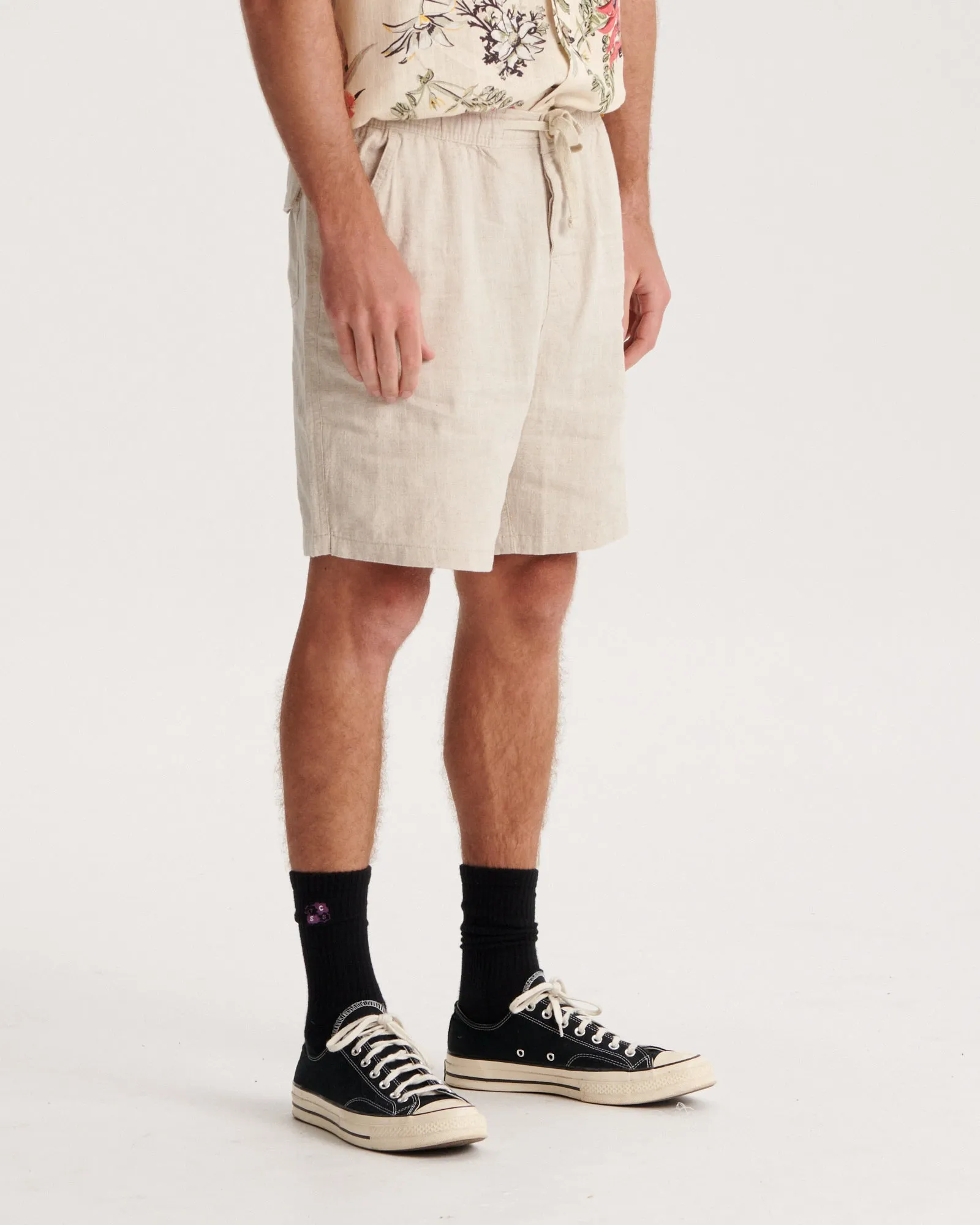 Cruiser Linen Short - Ecru