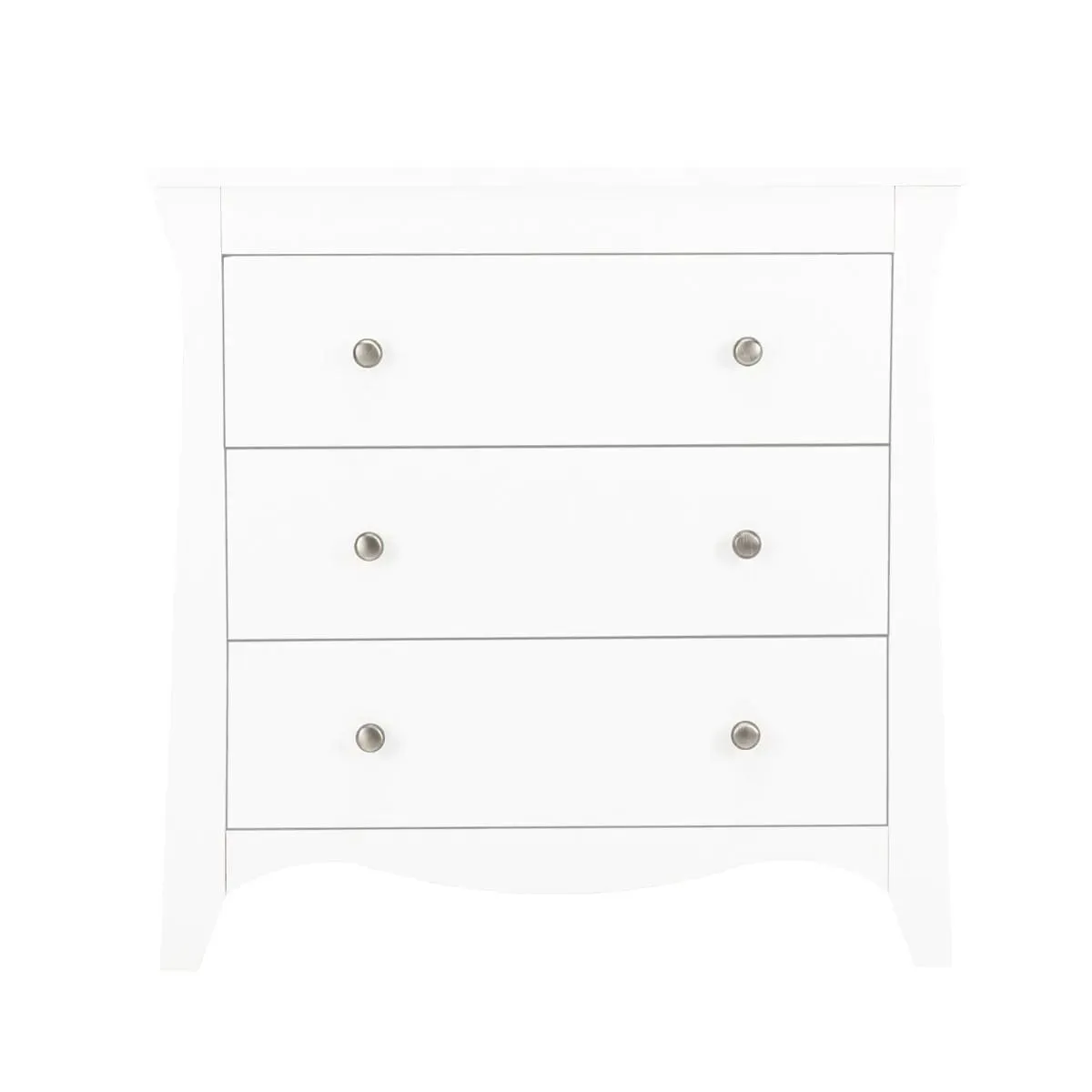 Cuddleco Clara 3 Drawer Dresser - White