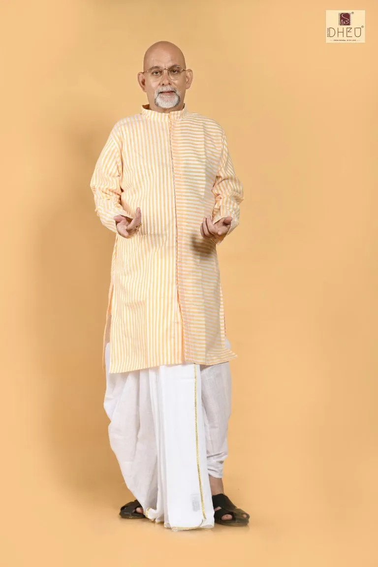 Dekhbo Tomare-Dheu Designer Kurta-Dhoti(Optional) set