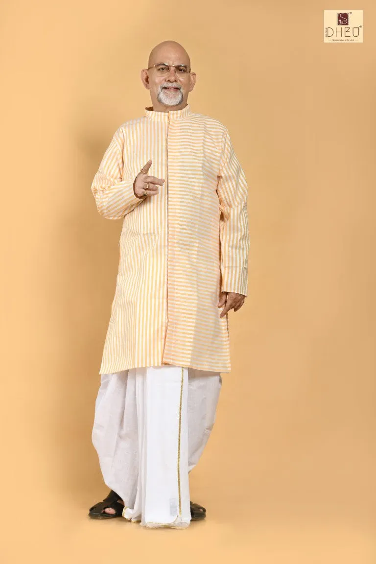 Dekhbo Tomare-Dheu Designer Kurta-Dhoti(Optional) set