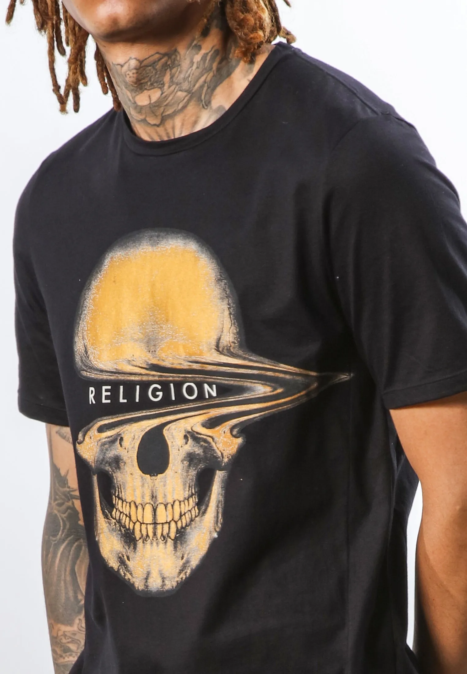 DISTORTED T-SHIRT BLACK