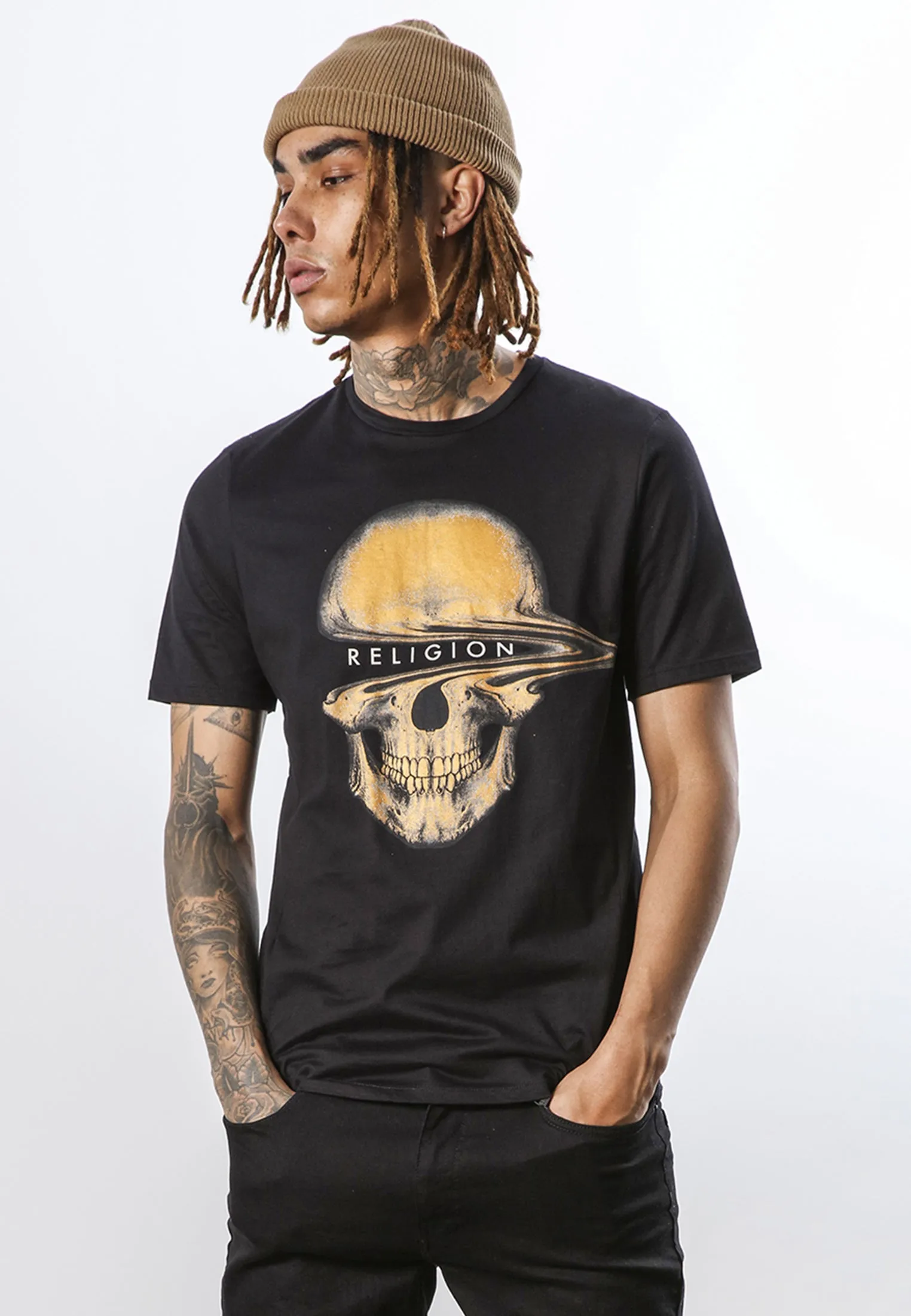 DISTORTED T-SHIRT BLACK