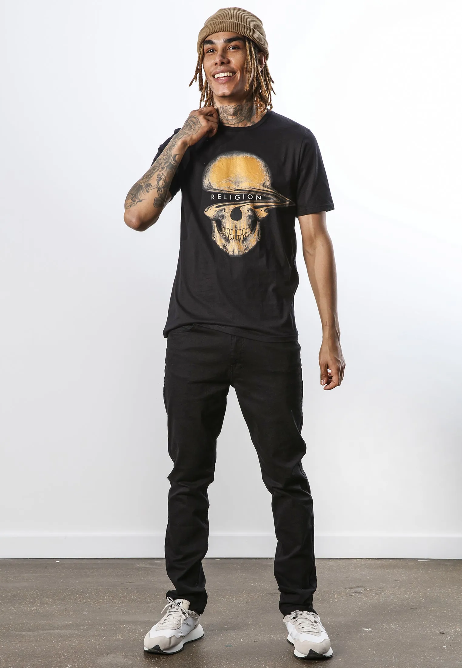 DISTORTED T-SHIRT BLACK